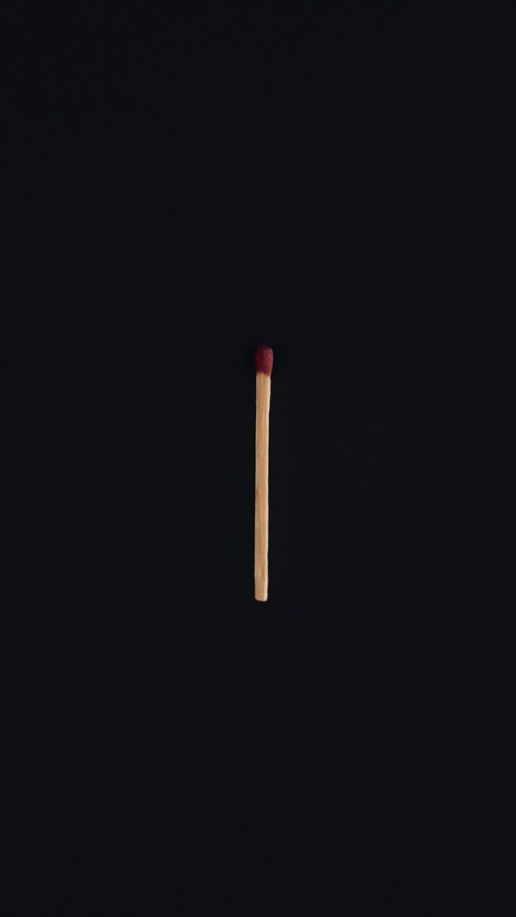 736x1308 Matchstick placed in black background, flat lay photography ideas, mobile wallpaper
