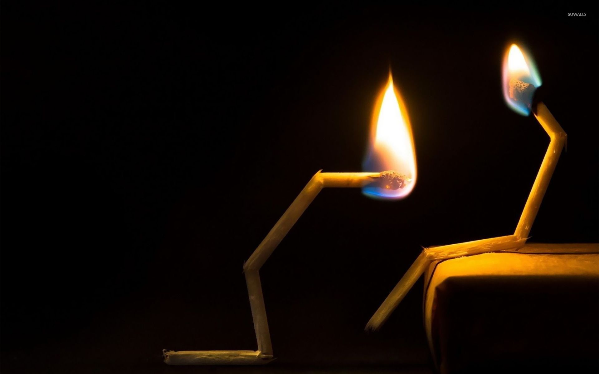 1920x1200 Burning matchsticks wallpaper wallpaper
