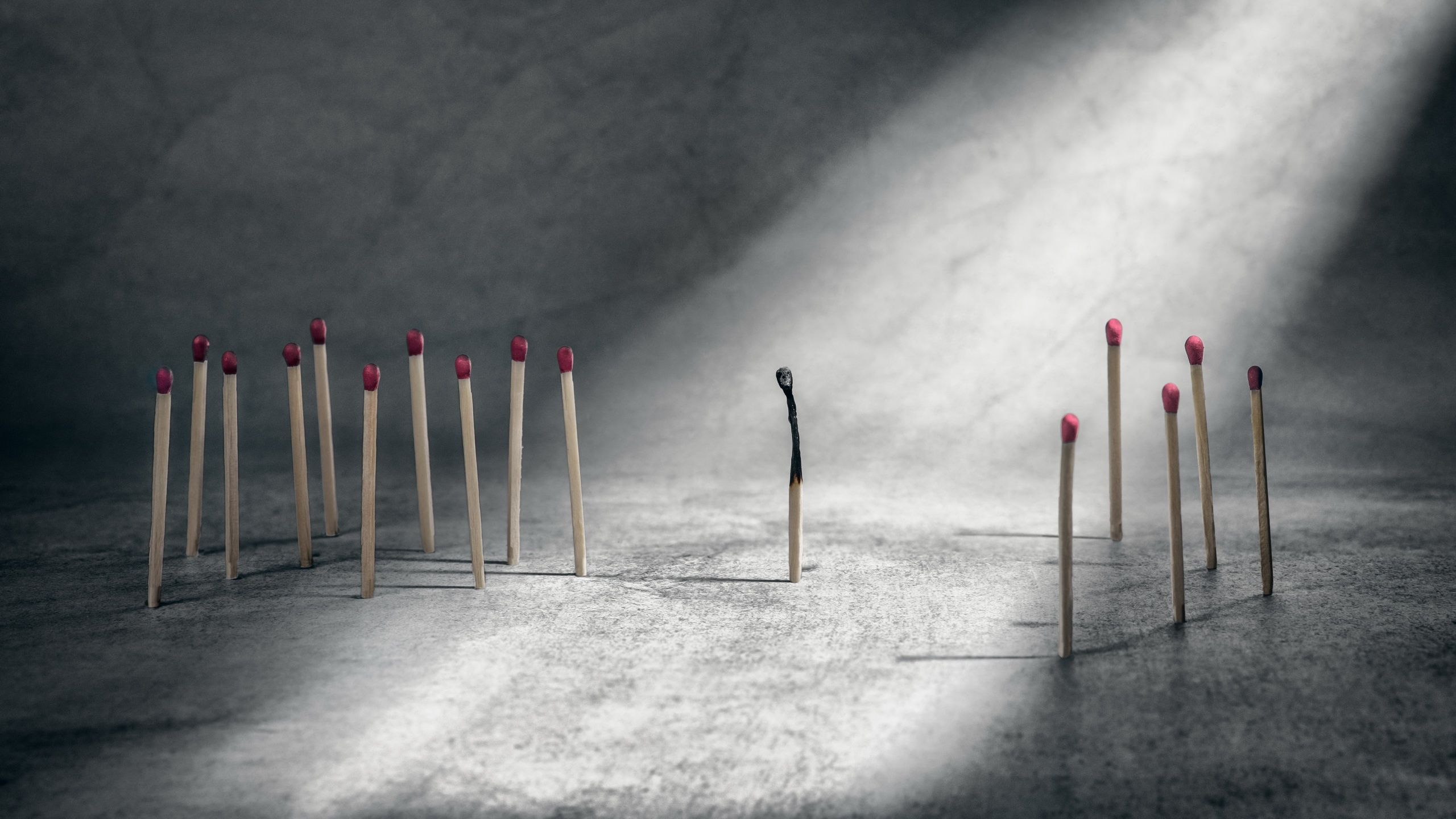 2560x1440 digital art, Matchstick Wallpaper HD / Desktop and Mobile Background