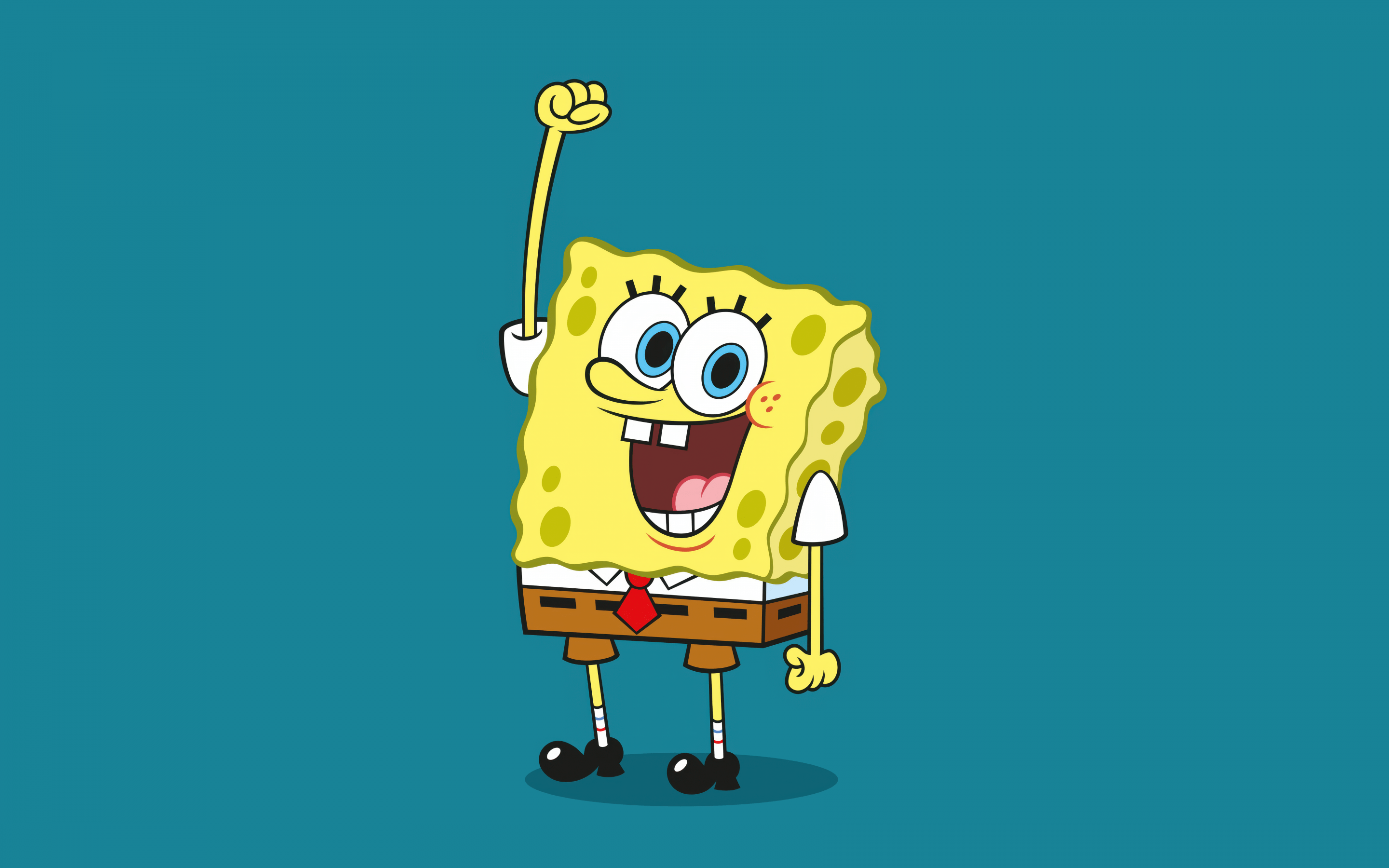 2880x1800 SpongeBob Wallpaper 4K, Cartoon, smiley face, 5K, 8K