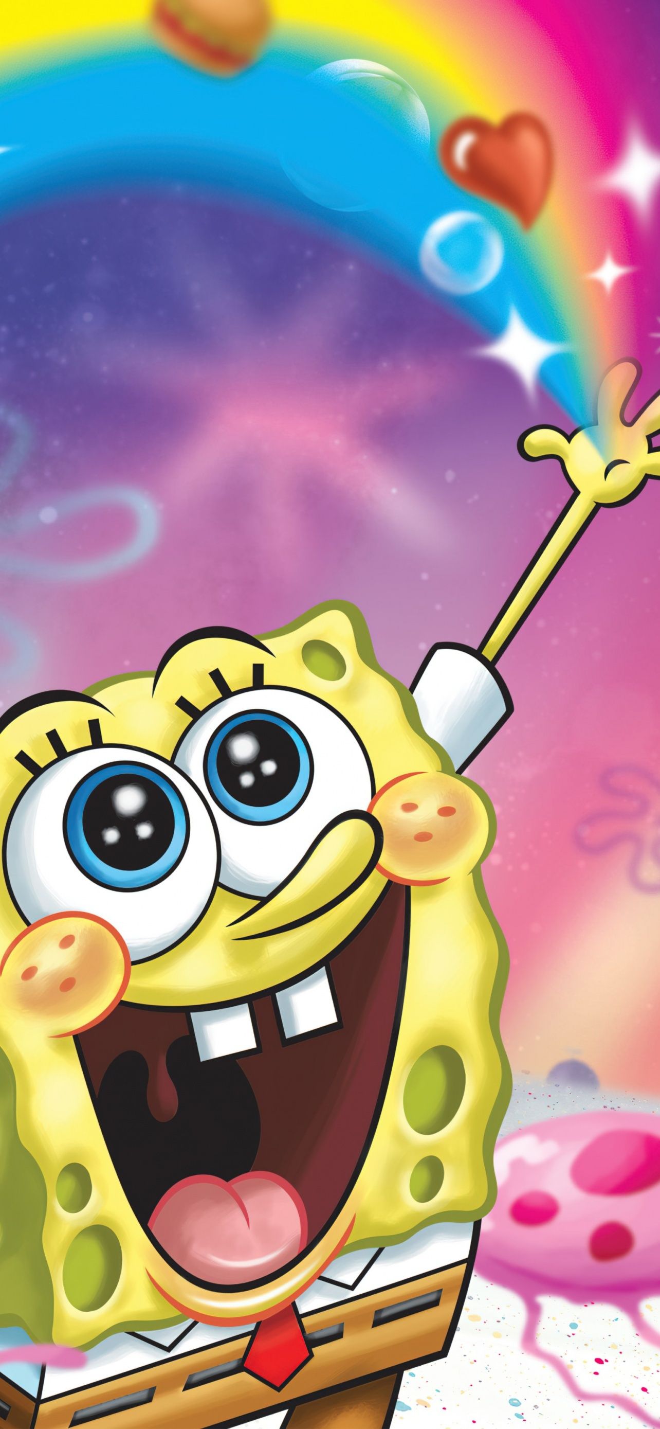 1284x2778 Spongebob Smiley