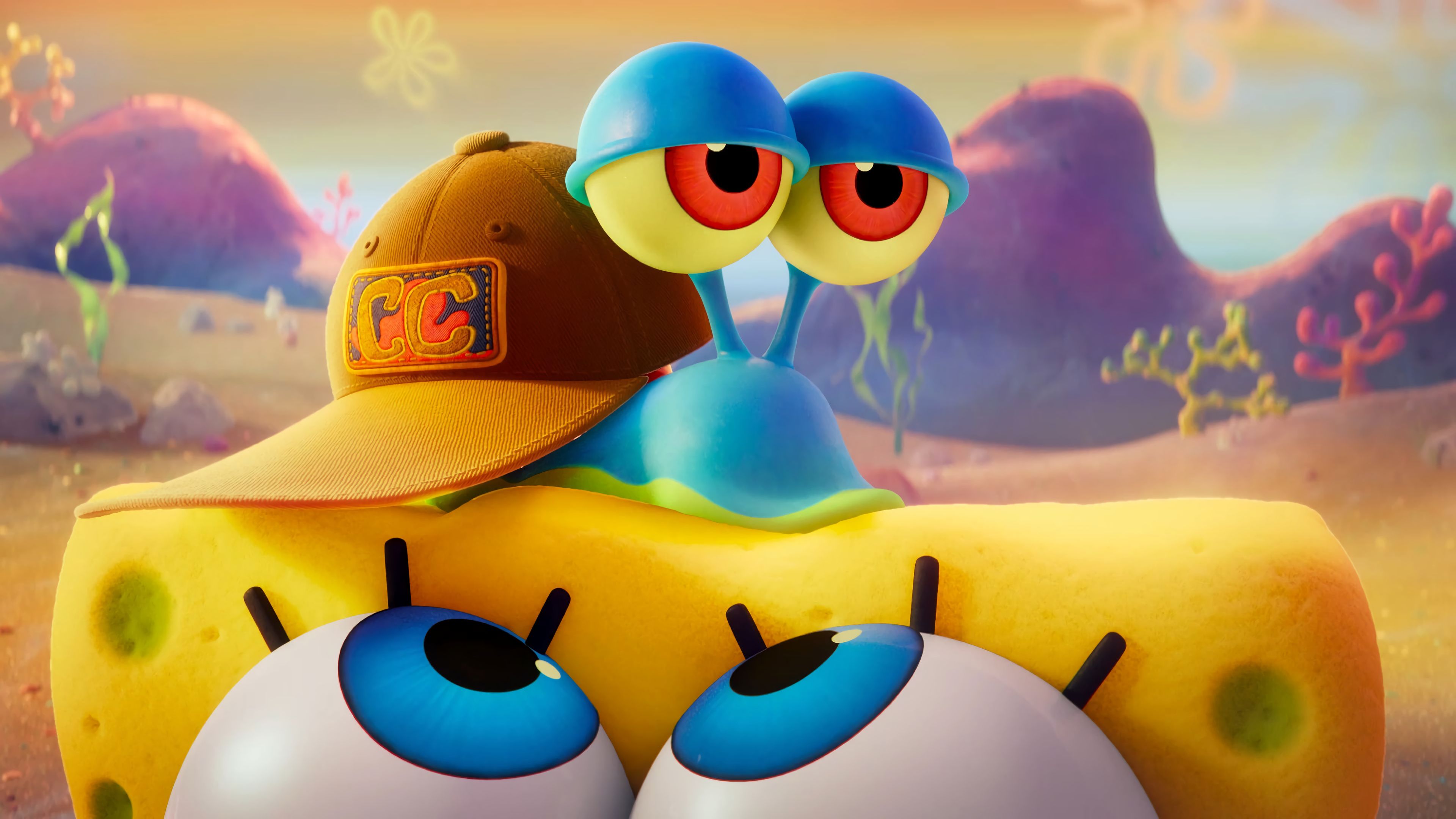 3840x2160 The SpongeBob Movie: Sponge on the Run Wallpaper