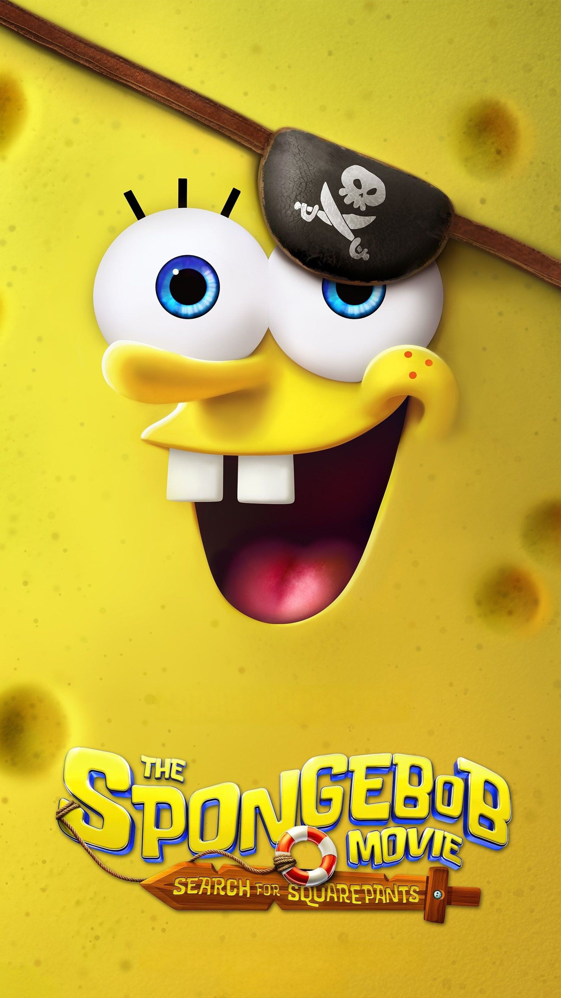 2160x3840 The SpongeBob Movie for SquarePants Main Poster 4K Ultra HD Mobile Wallpaper for iPhone & Android