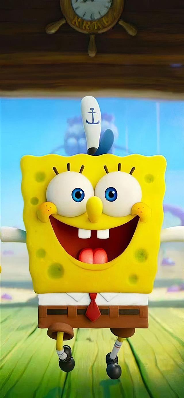 640x1387 Best Spongebob iPhone X HD Wallpaper