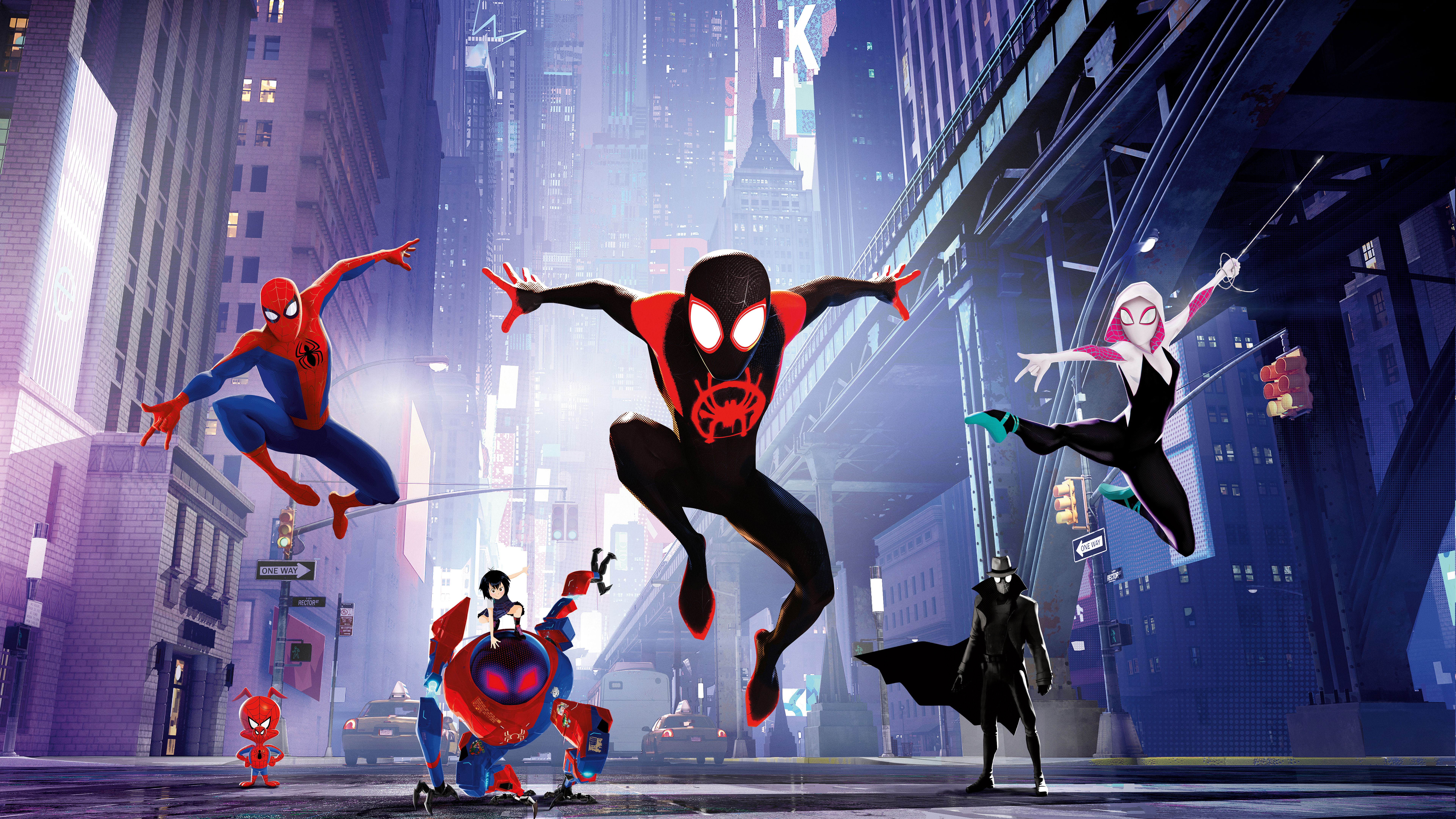 7680x4320 Spider Man Into The Spider Verse 4K 8K Wallpaper