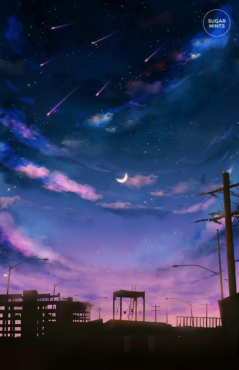 776x1200 large windows are cool. Anime scenery, Aesthetic background, Anime city