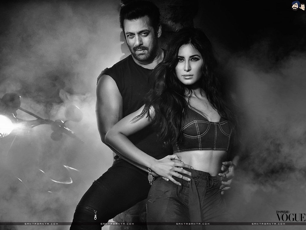 1024x768 Salman Khan And Katrina Kaif HD Wallpaper