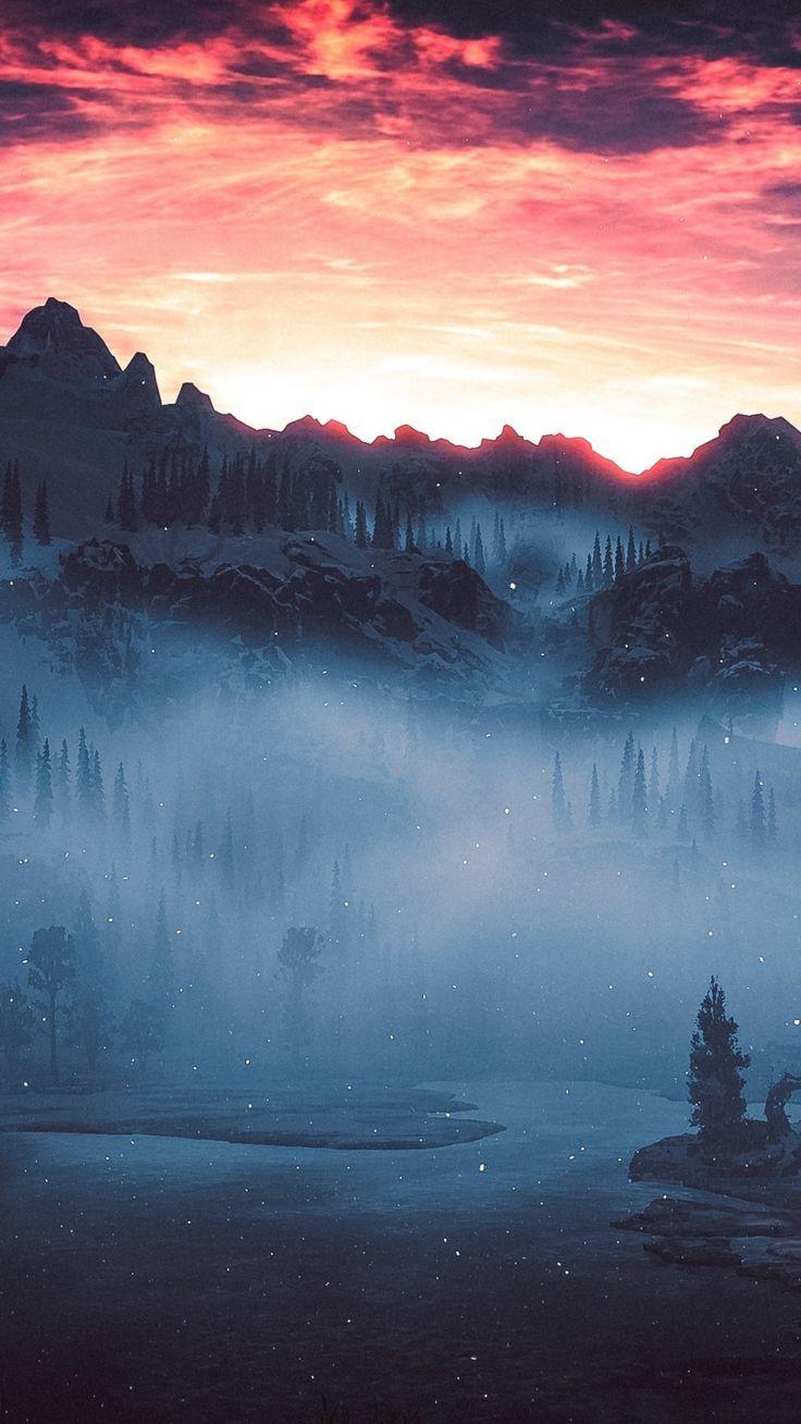 736x1308 Landscape, video game, silhouette, Horizon Zero Dawn, 1080x1920 wallpaper. Horizon zero dawn wallpaper, Anime wallpaper iphone, Anime wallpaper