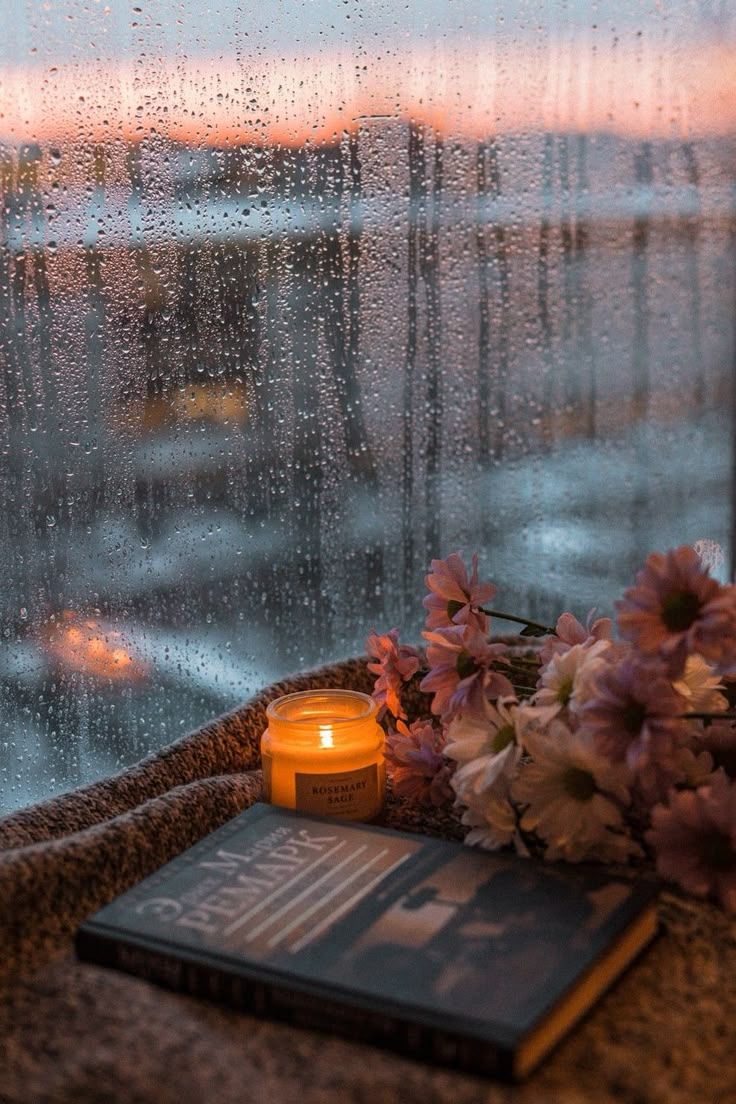 736x1104 Cozy Evening Vibes. Relaxing rainy day background, Cozy rain background, Cozy rainy day wallpaper