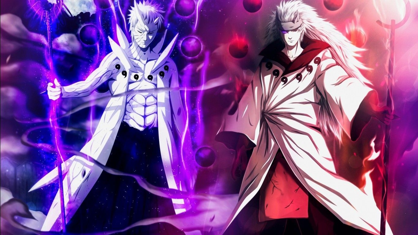 1366x768 Obito Madara Uchiha Naruto HD Naruto Wallpaper