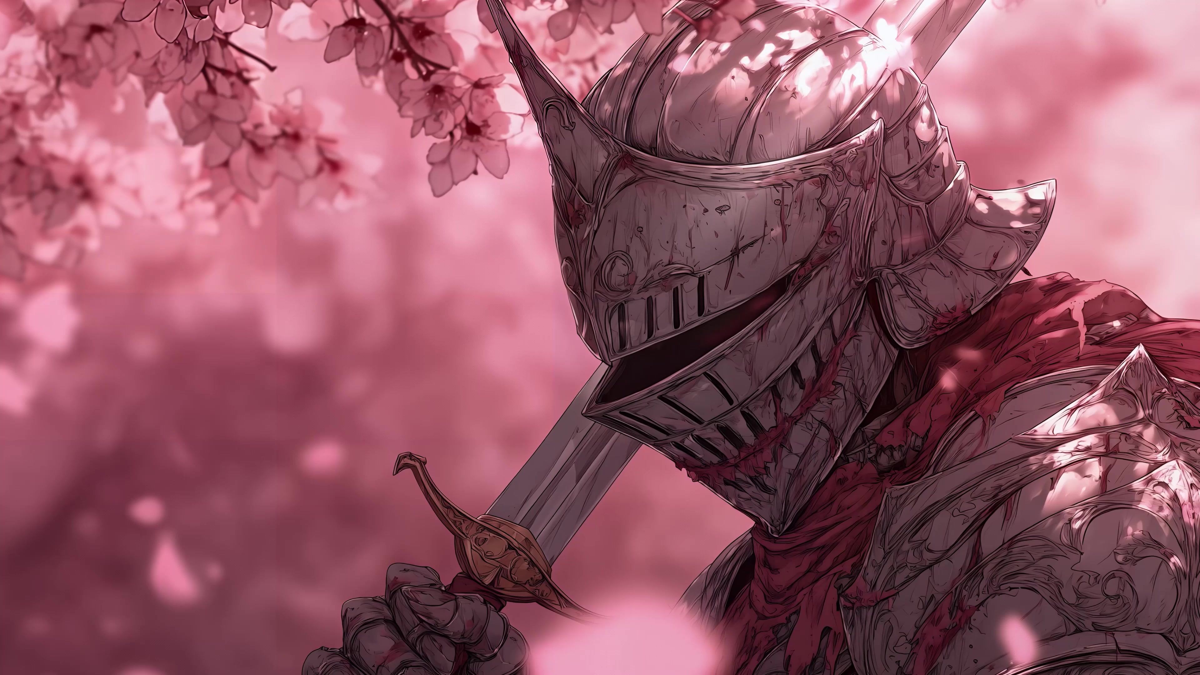 3840x2160 The Flower Knight Live Wallpaper