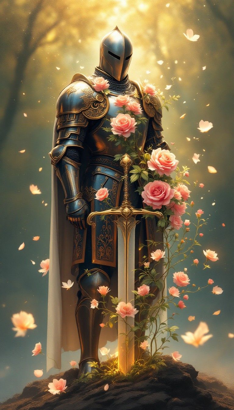 768x1344 Free Steel Transforms Flowers Image, Warrior, Armor