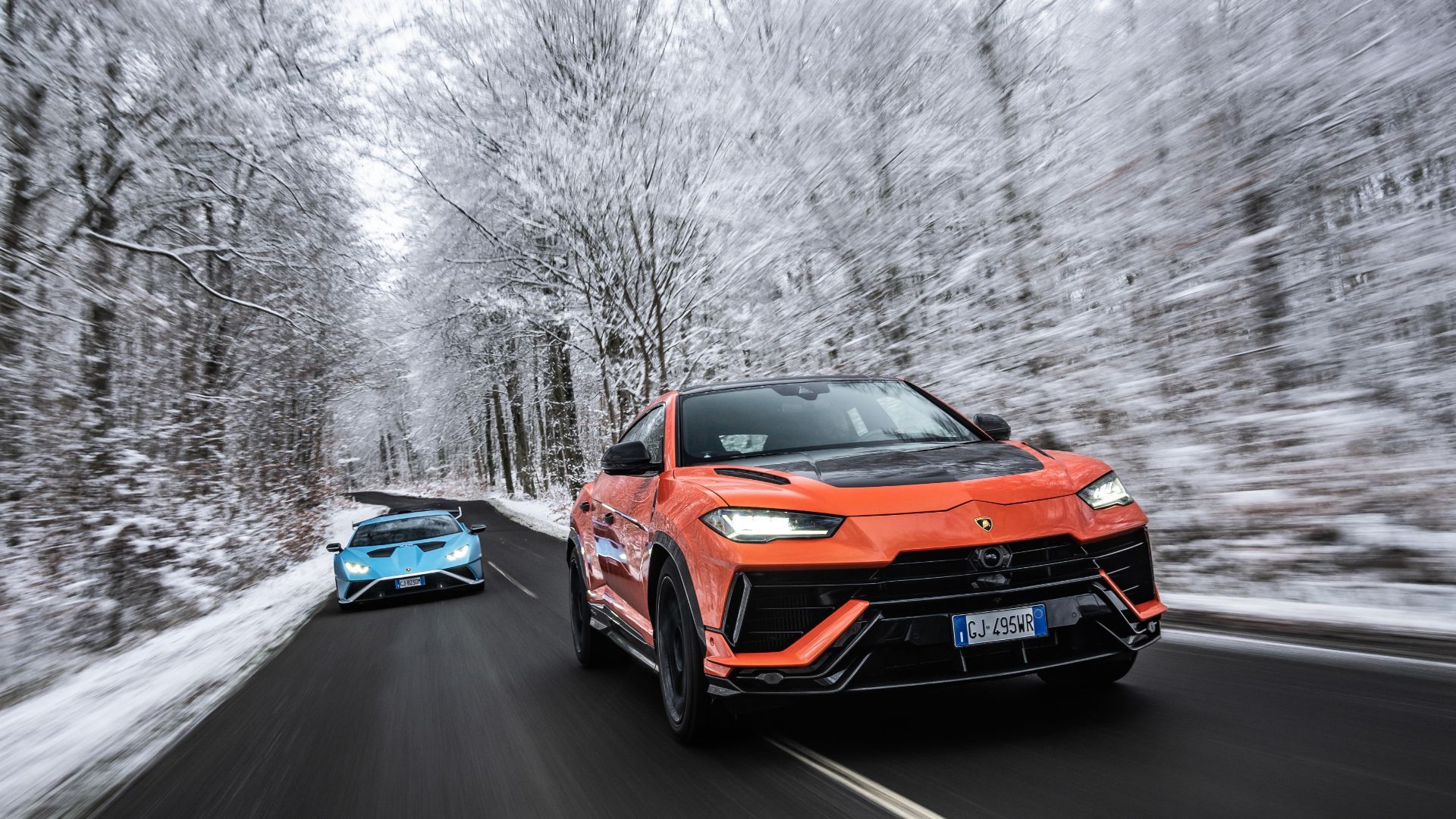 1920x1080 Lamborghini Urus Performante review: Winter sports