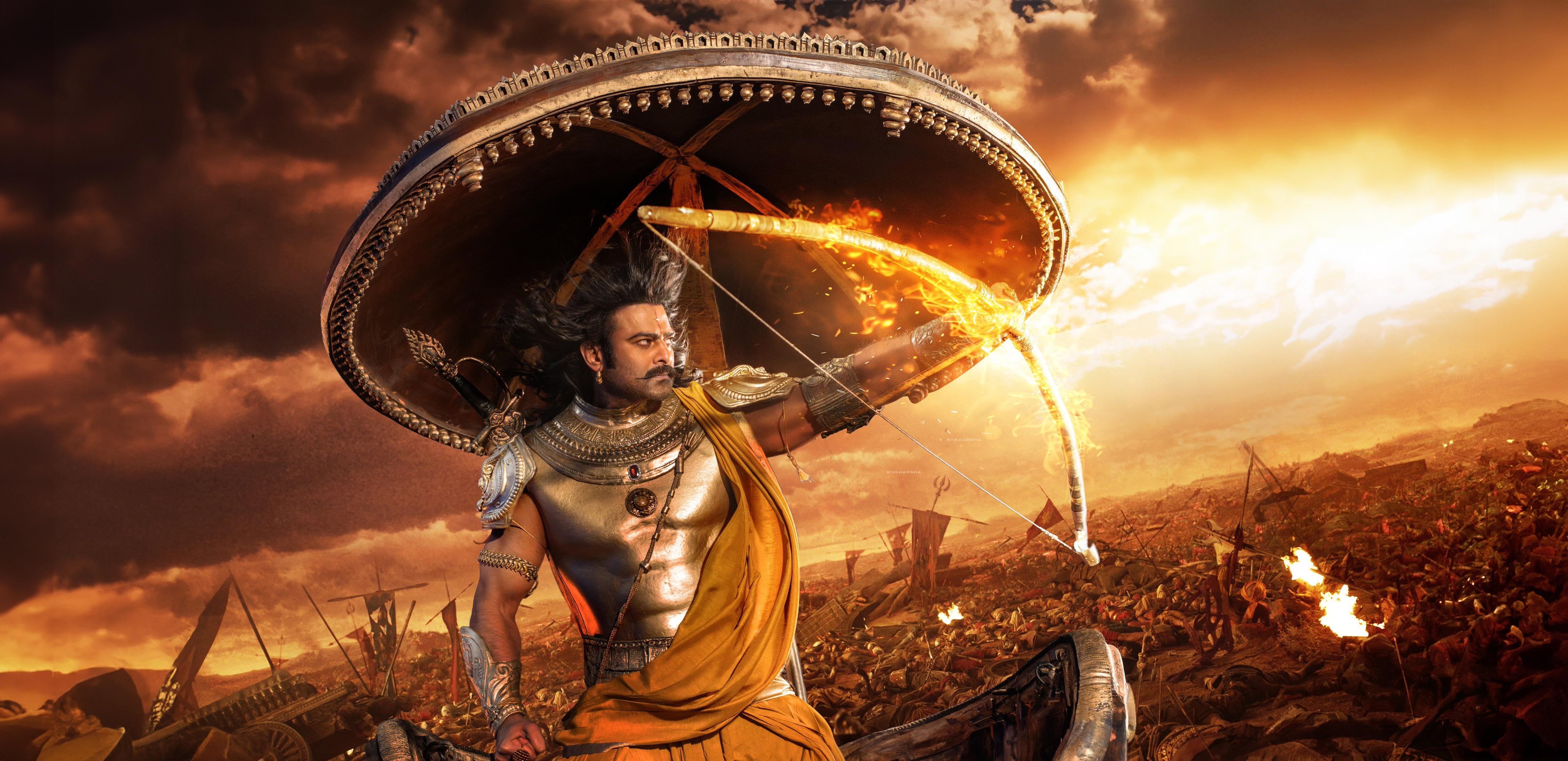 4744x2302 Prabhas Laptop Wallpaper