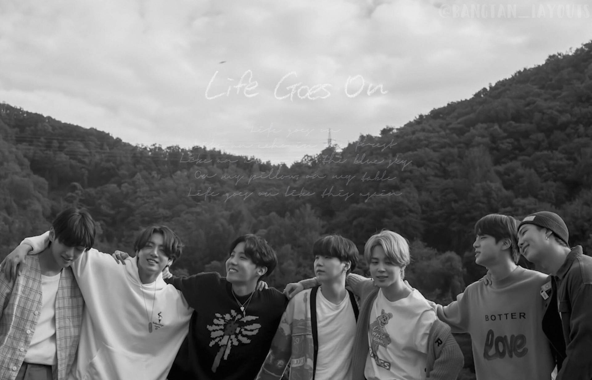 1920x1234 Dark BTS Desktop Wallpaper