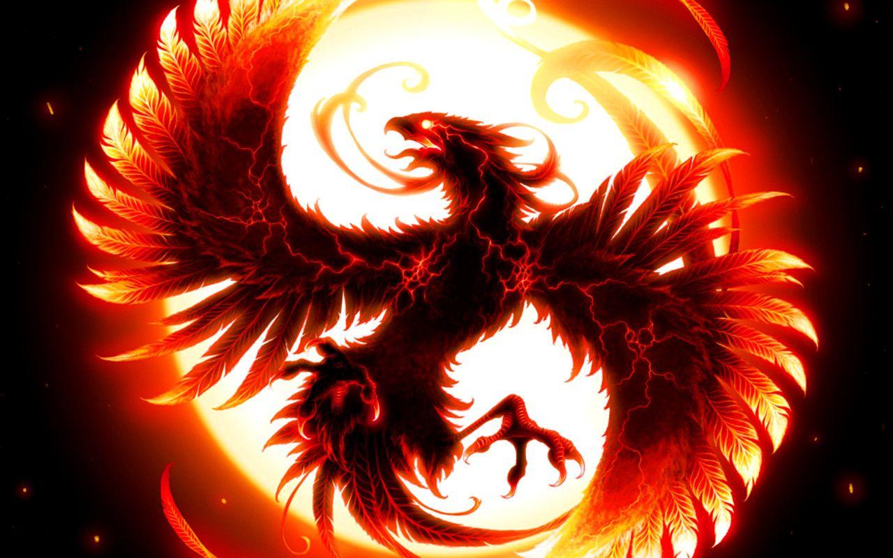 1280x800 Phoenix art wallpaperx800