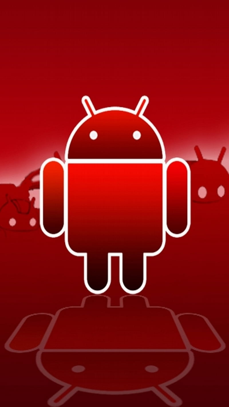 800x1422 Red Android, technology, HD phone wallpaper