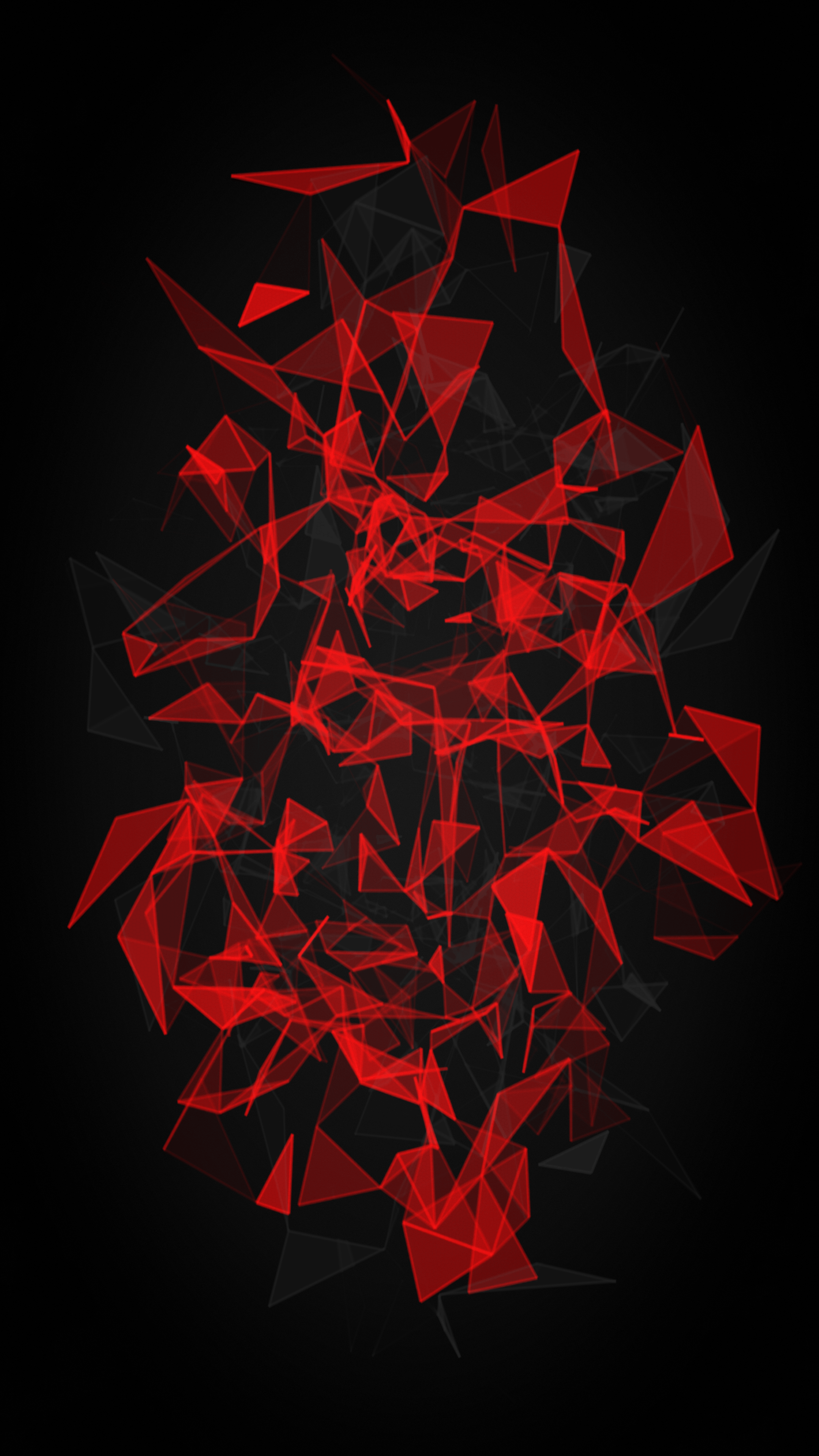 2160x3840 Black And Red Phone Wallpaper