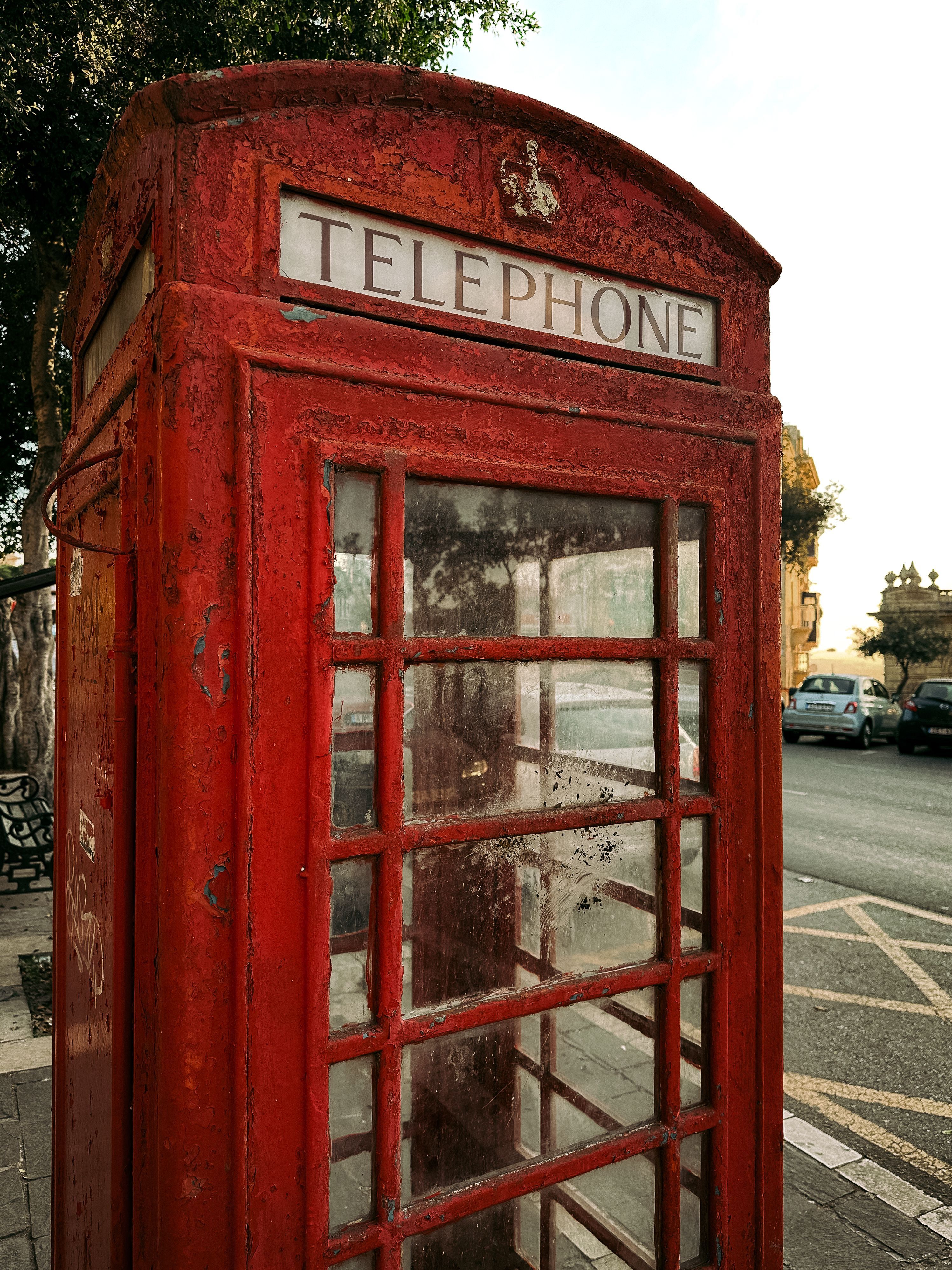 2994x3992 Classic Red British Phone Booth in Malta · Free
