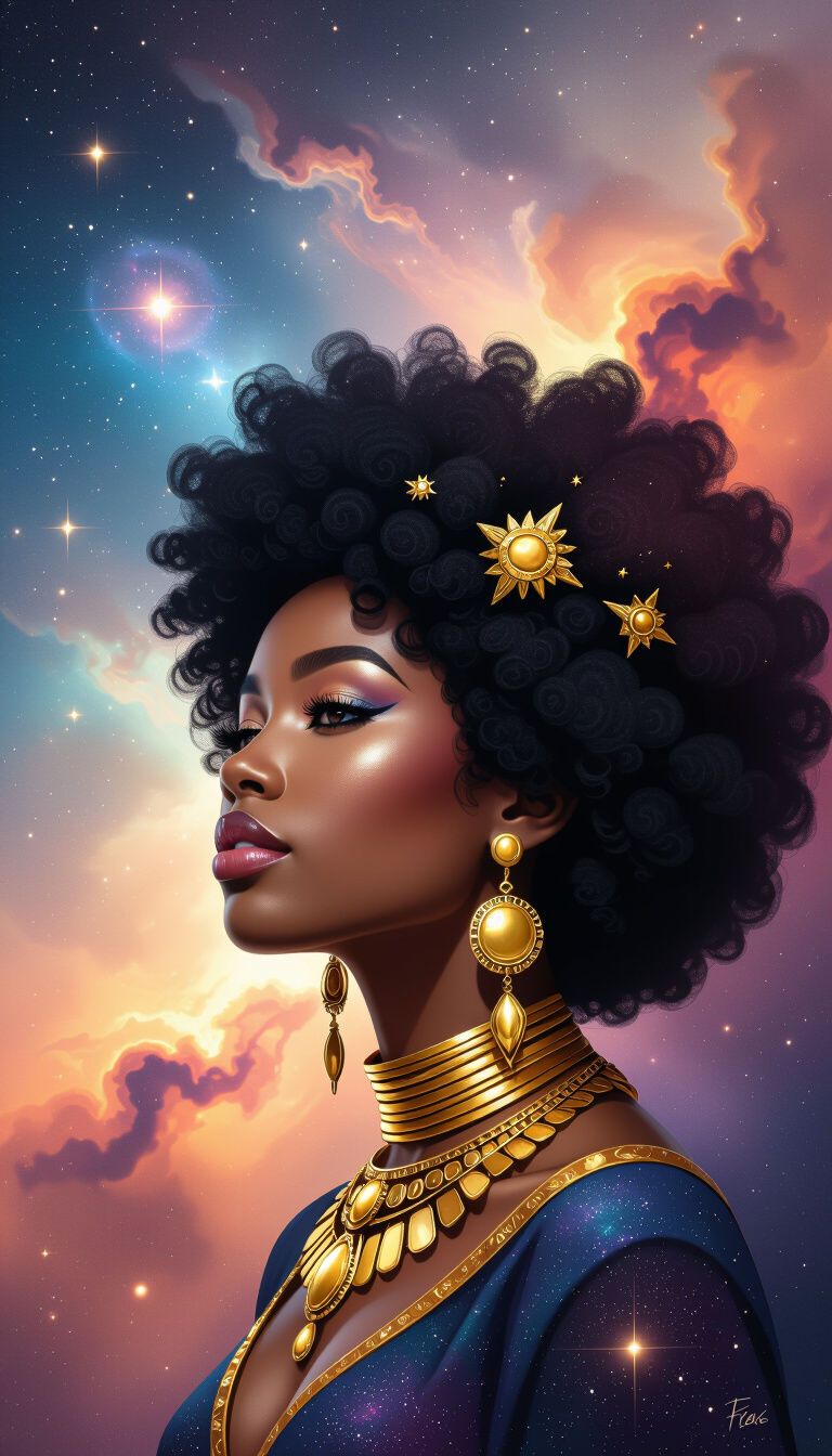 768x1344 Black Girl Magic Wallpaper Yours With AI