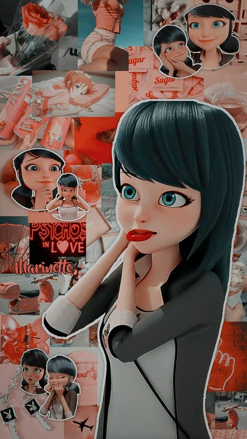 800x1422 Marinette, kwamis, ladybug, ladybug and cat noir, marichat, miraculous, HD phone wallpaper