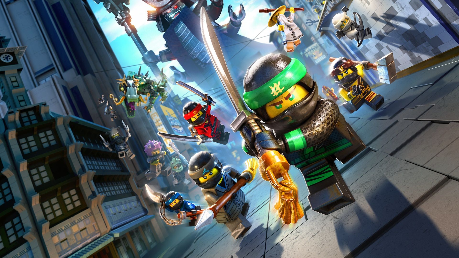 1920x1080 Free The Lego Ninjago Movie Video Game 4K Wallpaper & Desktop HD Background for PC