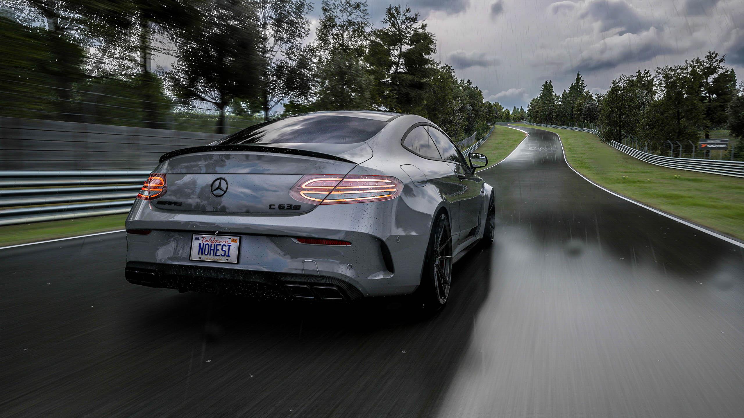 2560x1440 Mercedes C63s AMG Coupé