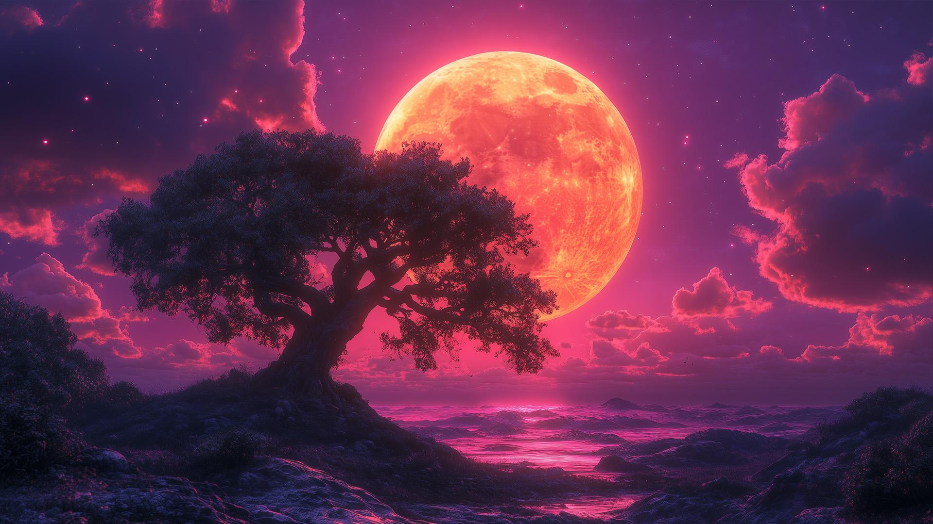 1920x1080 Majestic natural scenery in AI[1920×1080]