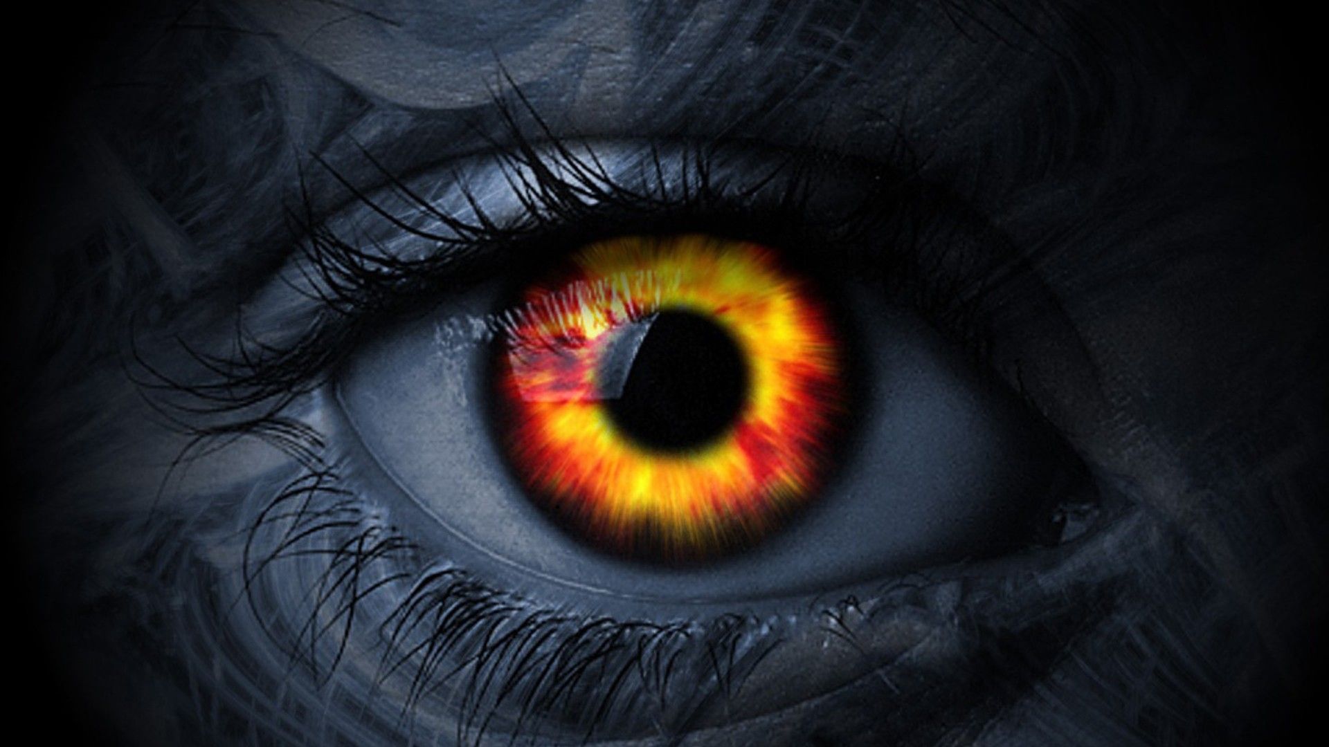 1920x1080 Evil Eye Yellow Red Iris HD Evil Eye Wallpaper