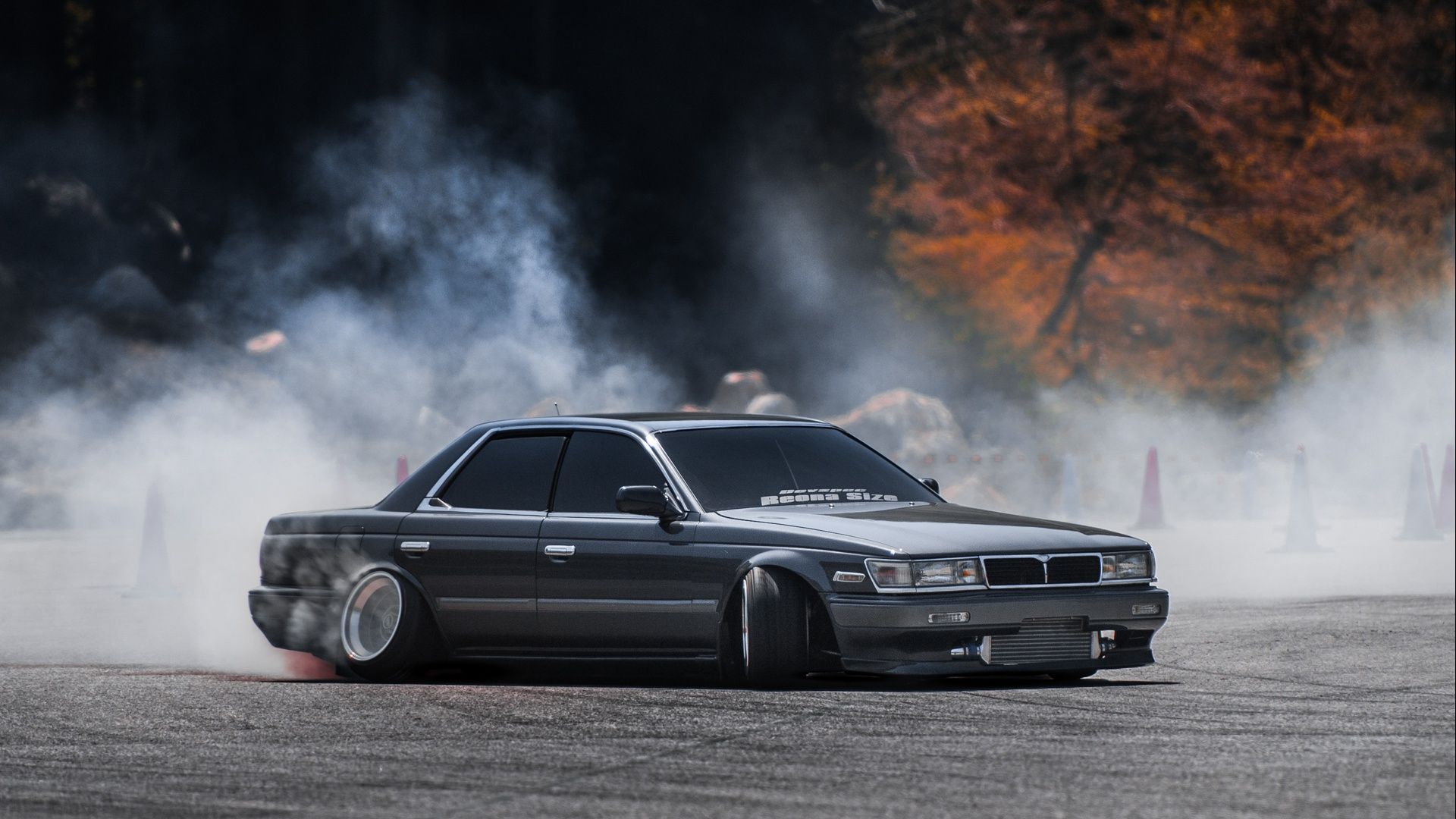 1920x1080 Wallpaper Nissan, drift, JDM, C laurel for mobile and desktop, section nissan, resolution 1920x1080