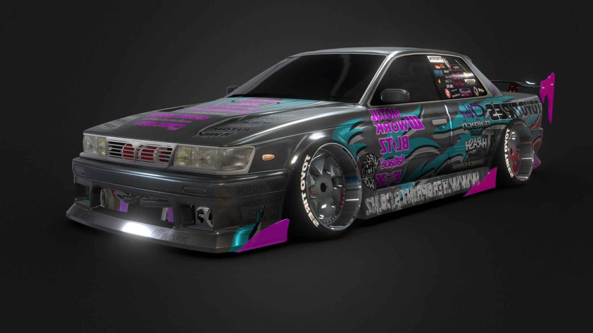1920x1080 Nissan Laurel C33 Final Konnexion model by DubrovWorks [2142c55]