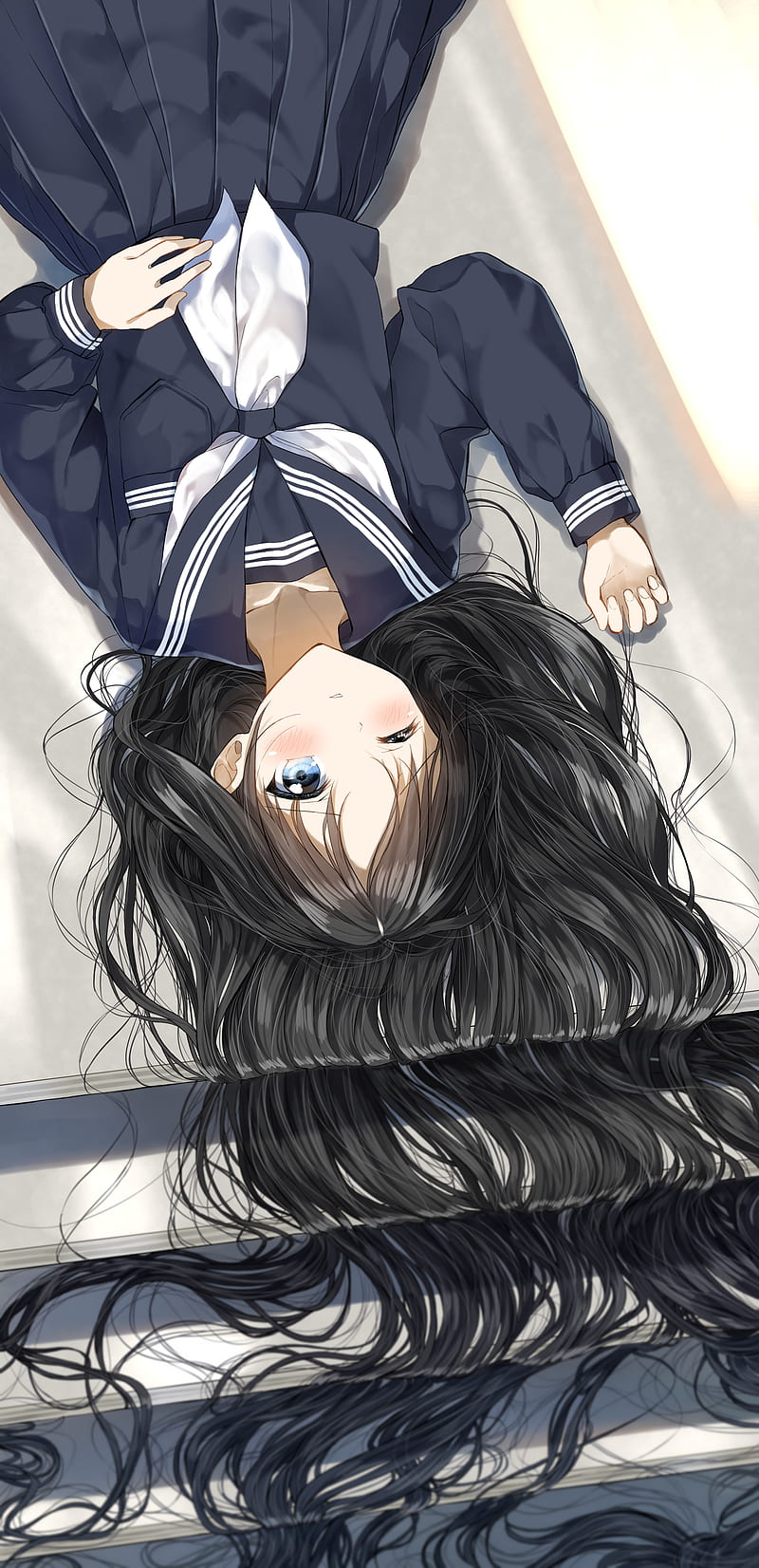 800x1652 HD lying in wallpaper