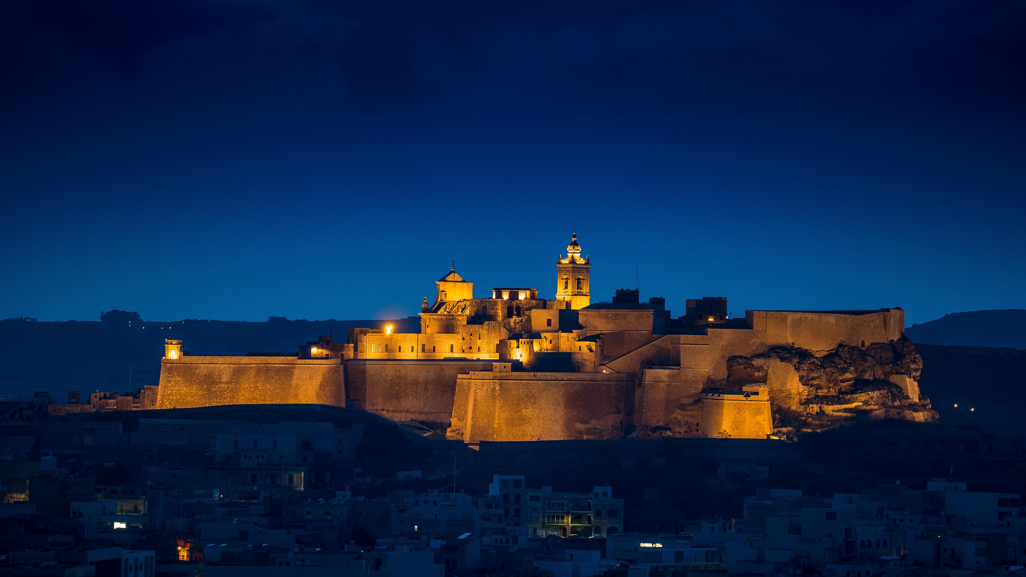 4238x2384 citadel of Victoria on the island of Gozo