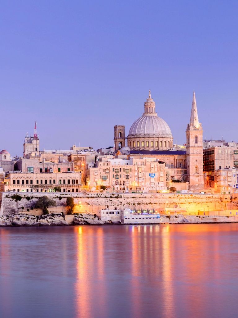 768x1024 Valletta Wallpaper 4K, Cityscape, Malta, Capital City