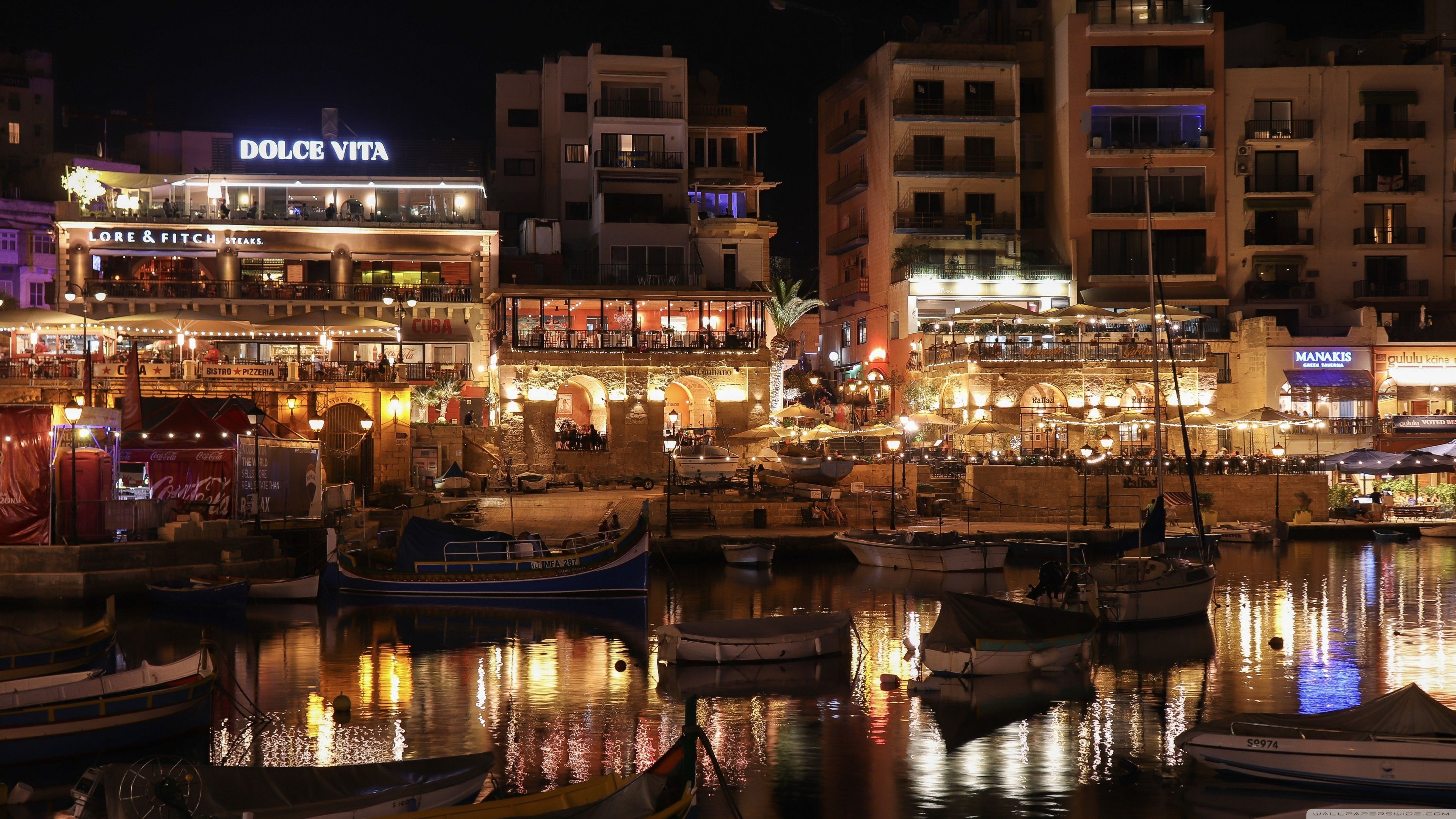 3840x2160 Malta St. Julian's Bay 2018 4K UHD Wallpaper for UltraHD Desktop and TV : Widescreen and UltraWide Display : Smartphone and Tablet Devices