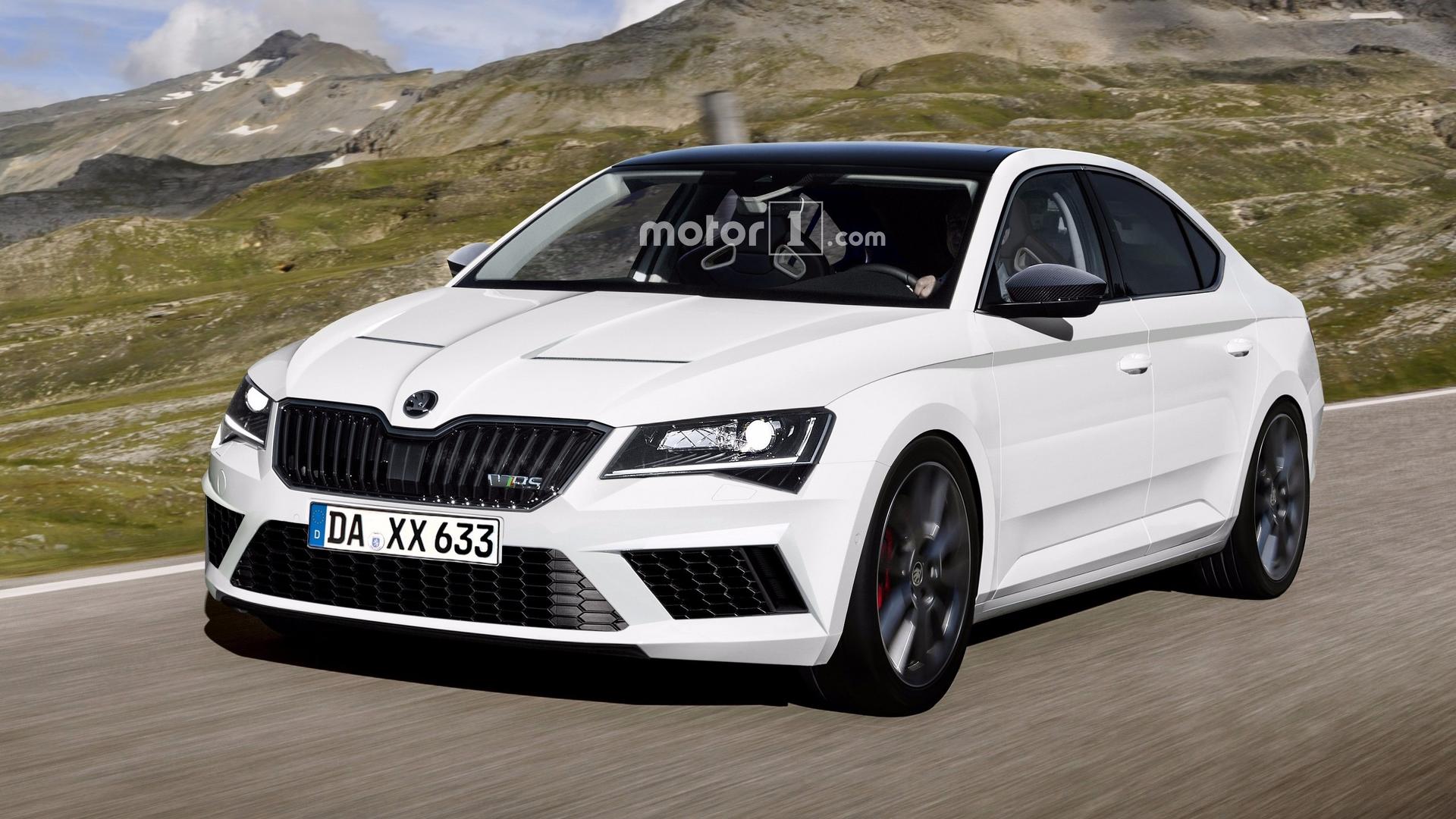 1920x1080 Skoda Superb RS Double Trouble: Hatch And Wagon Rendered