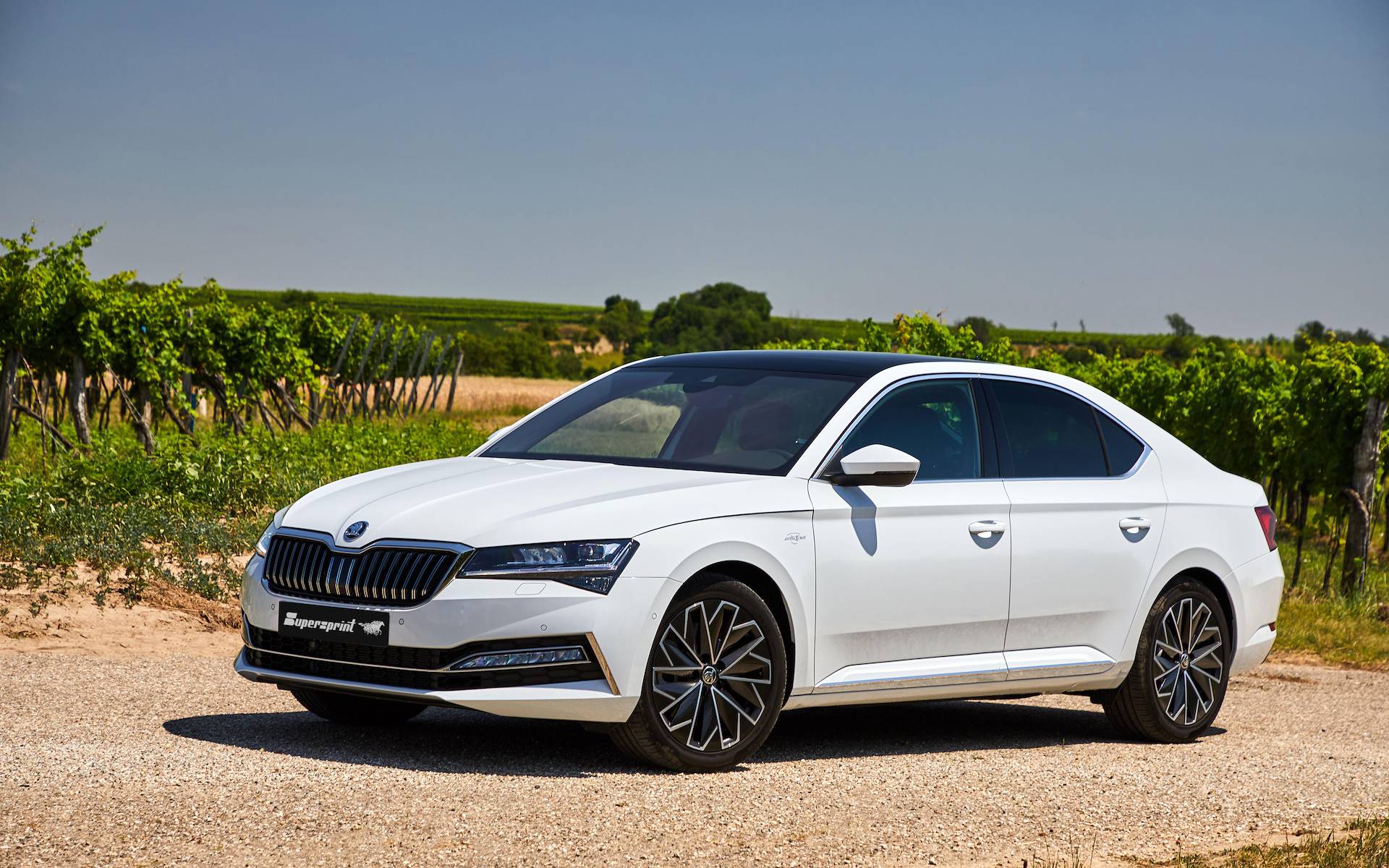 1920x1200 SKODA SUPERB (Sedan + Wagon) 4x4 2.0 TSI (272 Hp with GPF) 2019 -> 2020 sports exhaust, buy an exhaust system for SKODA SUPERB 4x4 2.0 TSI with GPF