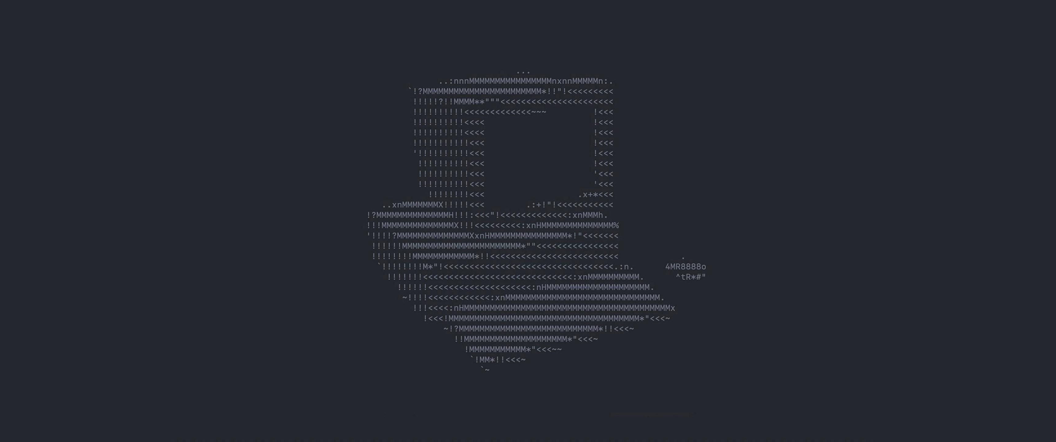 3440x1440 Mac in ASCII [3440x1440]