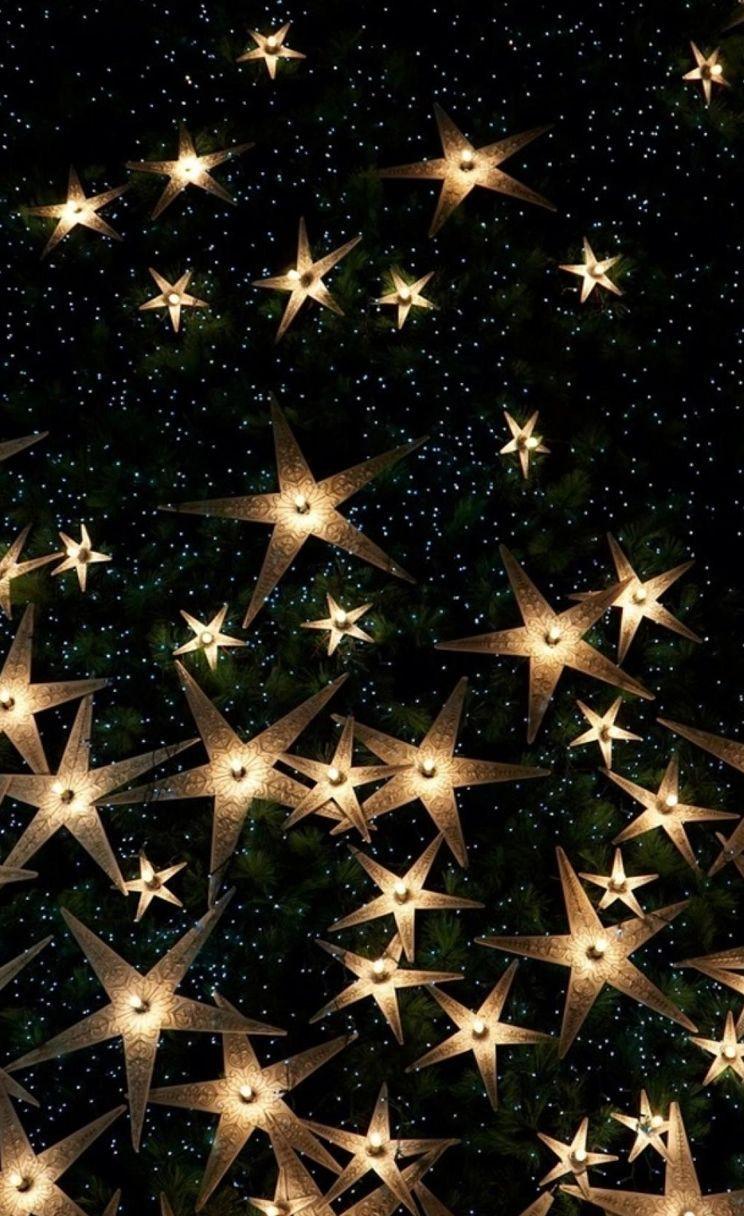 744x1216 ↑↑TAP AND GET THE FREE APP! Shining Stars Black Bright Sparkle HD iPhone 4 Wallpaper. Wallpaper iphone christmas, Star wallpaper, Wallpaper