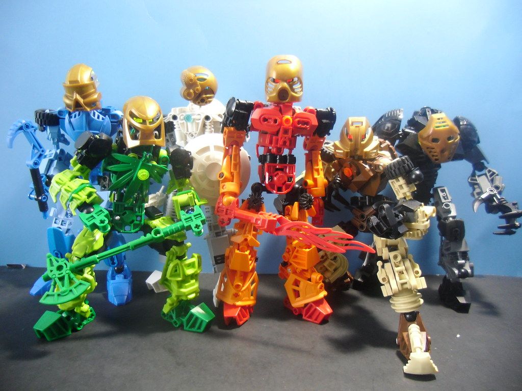 1024x768 The Toa Mata. The Toa Mata, W Golden Kanohi