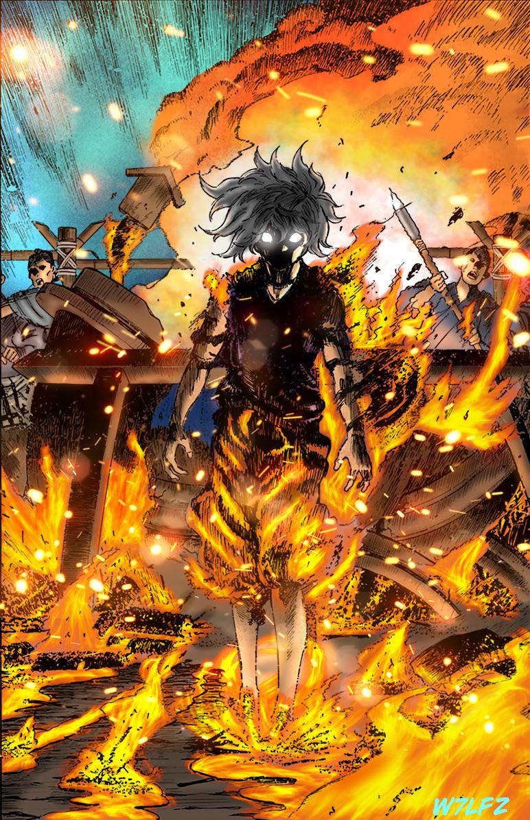 772x1194 Just started the manga and I HAD to color this panel