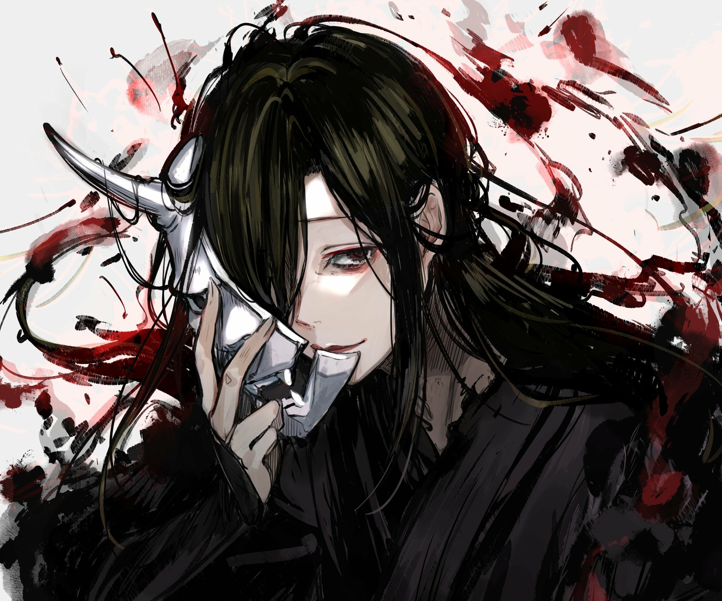 2447x2039 Download Shija (Hell's Paradise) Anime Hell's Paradise HD Wallpaper By Pyon Kichix2039