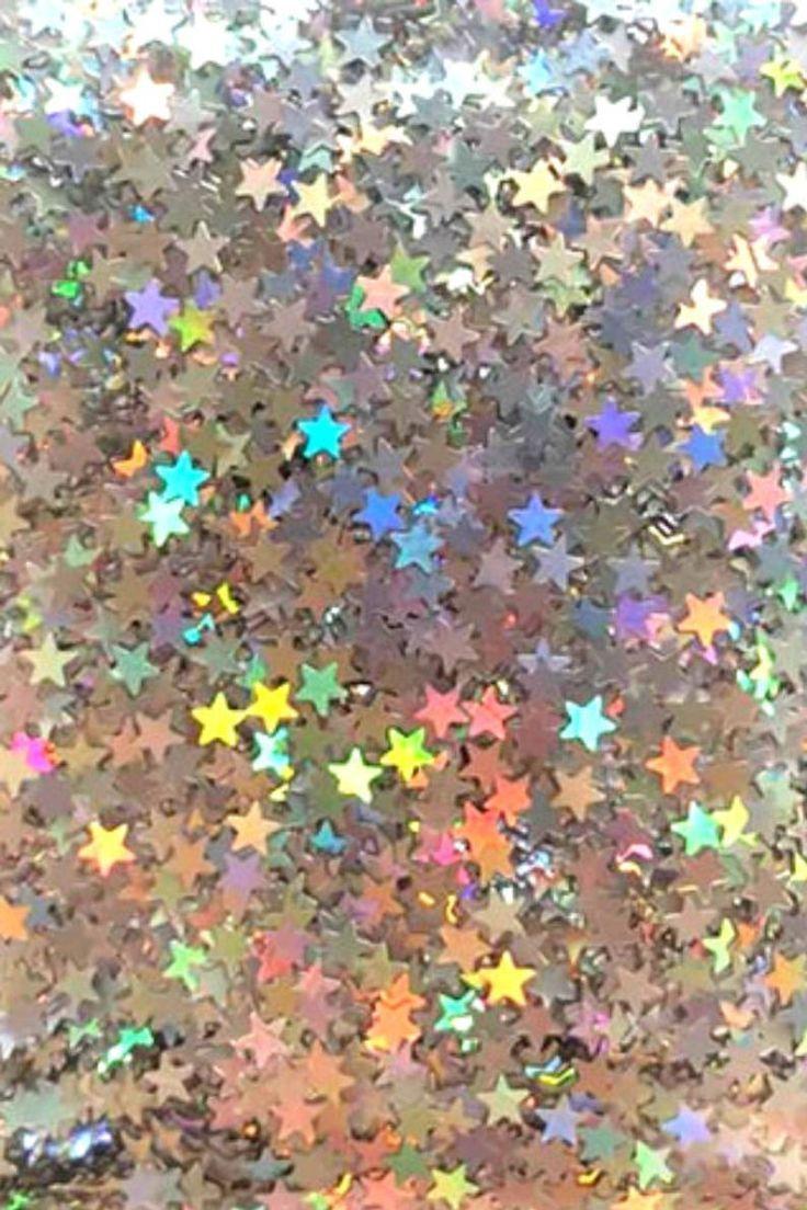 736x1104 Silver Star Glitter Butterfly Glitter Gold Star Confetti Holo Holographic Glitter for Slime Chunky Glitter. Sparkle wallpaper, Purple aesthetic, Glitter wallpaper