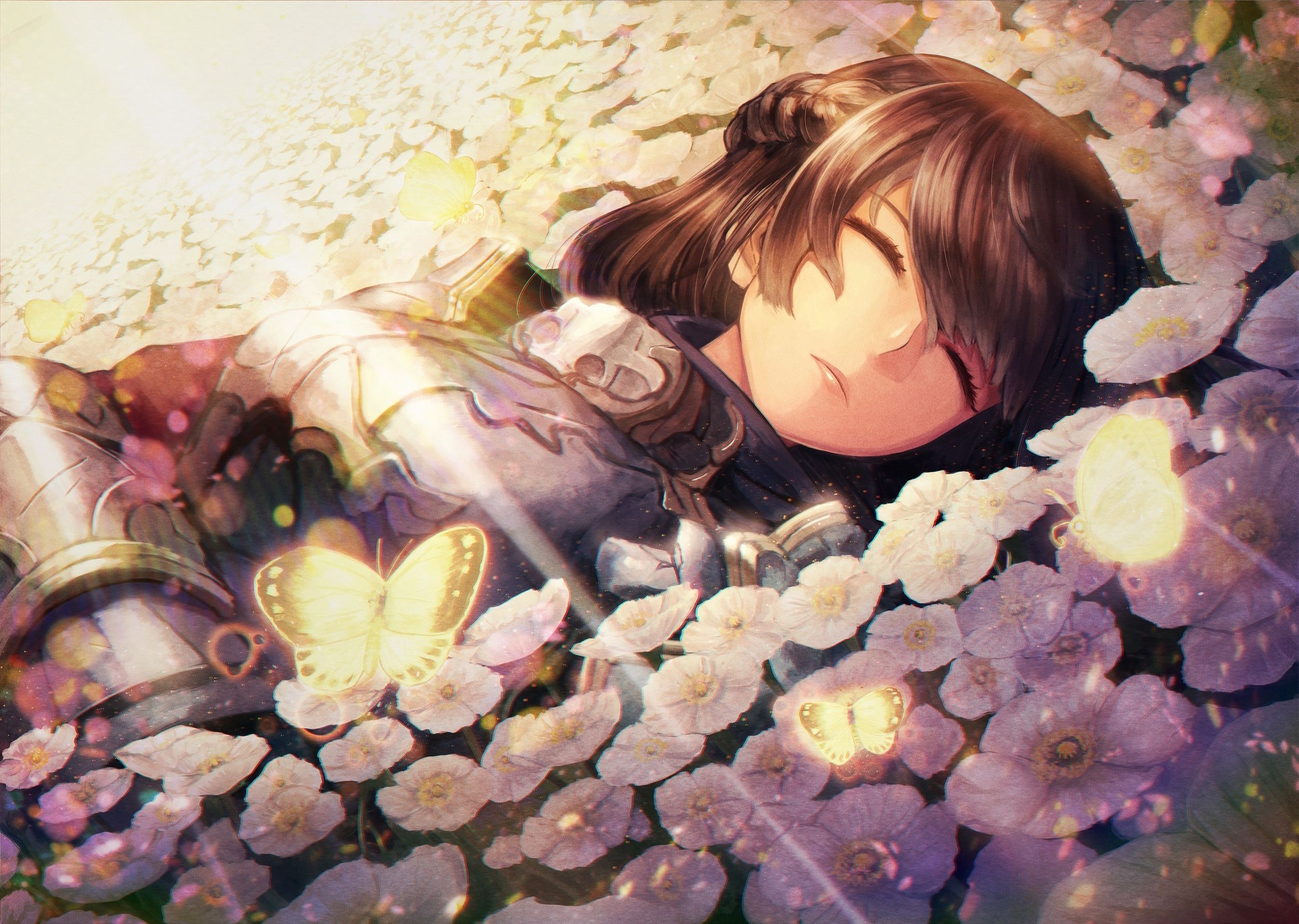 2500x1778 Wallpaper schoolgirl lies an anime cartoon anime 1280x800 from ya1668773354463 image and screensavers