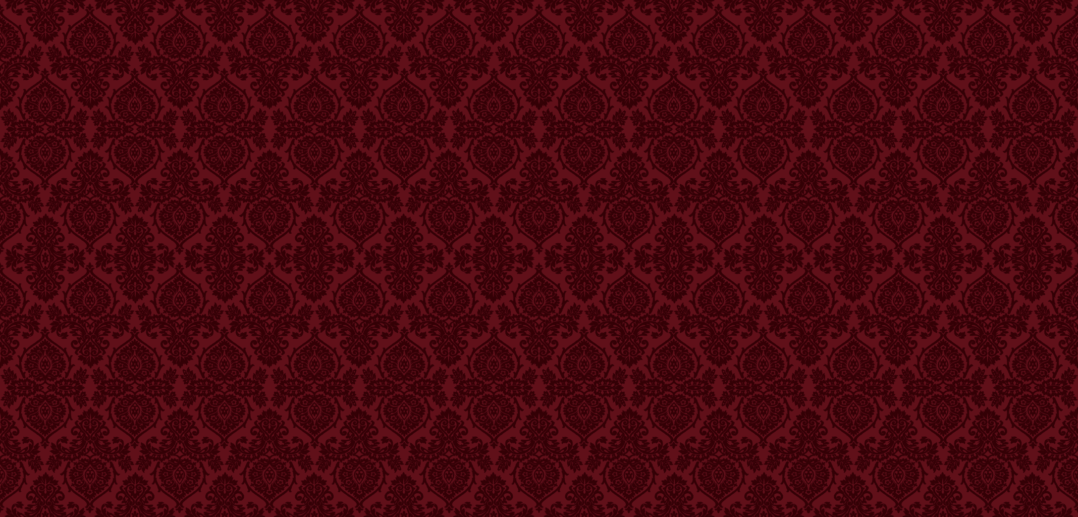 2176x1044 Red Damask Wallpaper