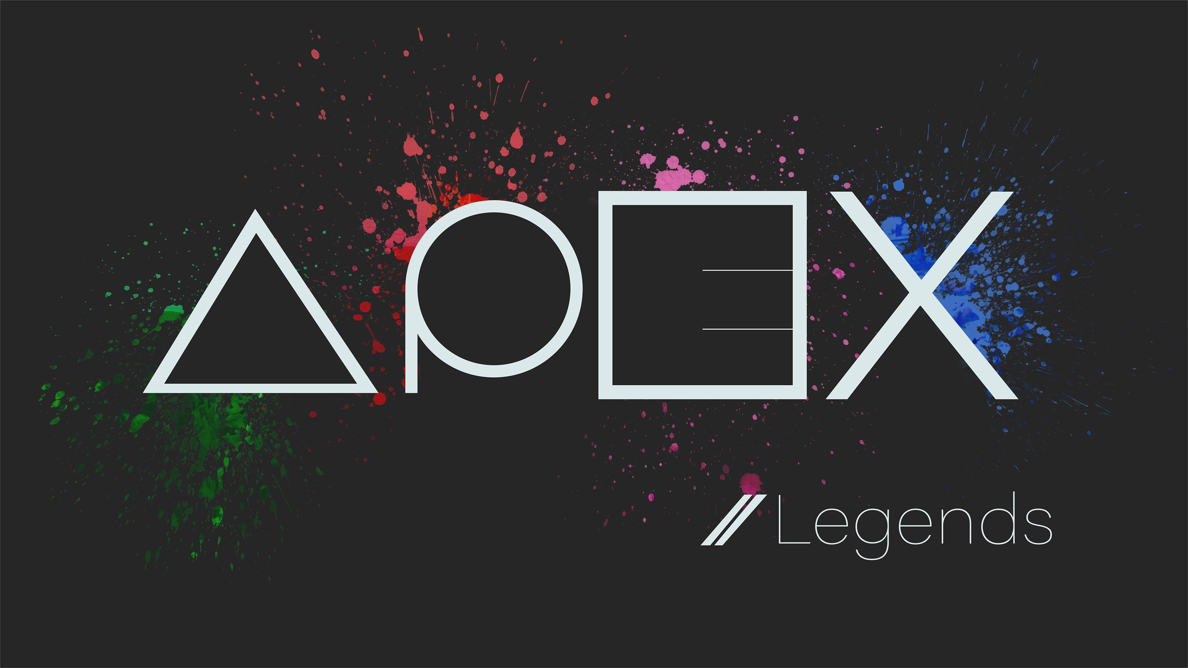 Hình nền logo Apex Legends 3840x2160