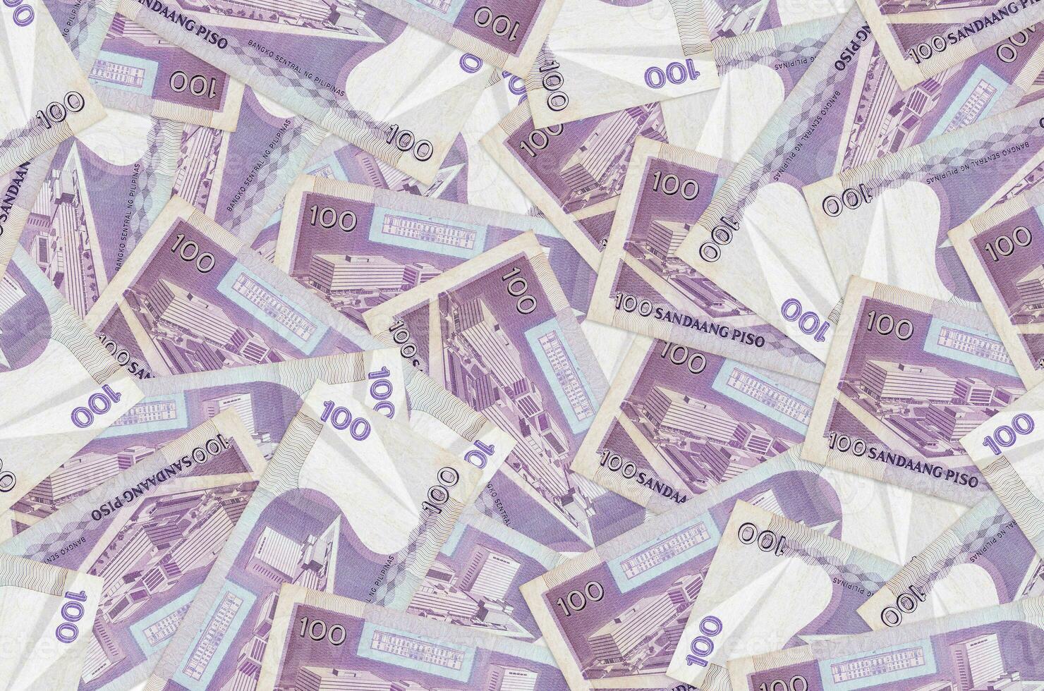 1480x980 Philippine piso bills lies in big pile. Rich life conceptual background