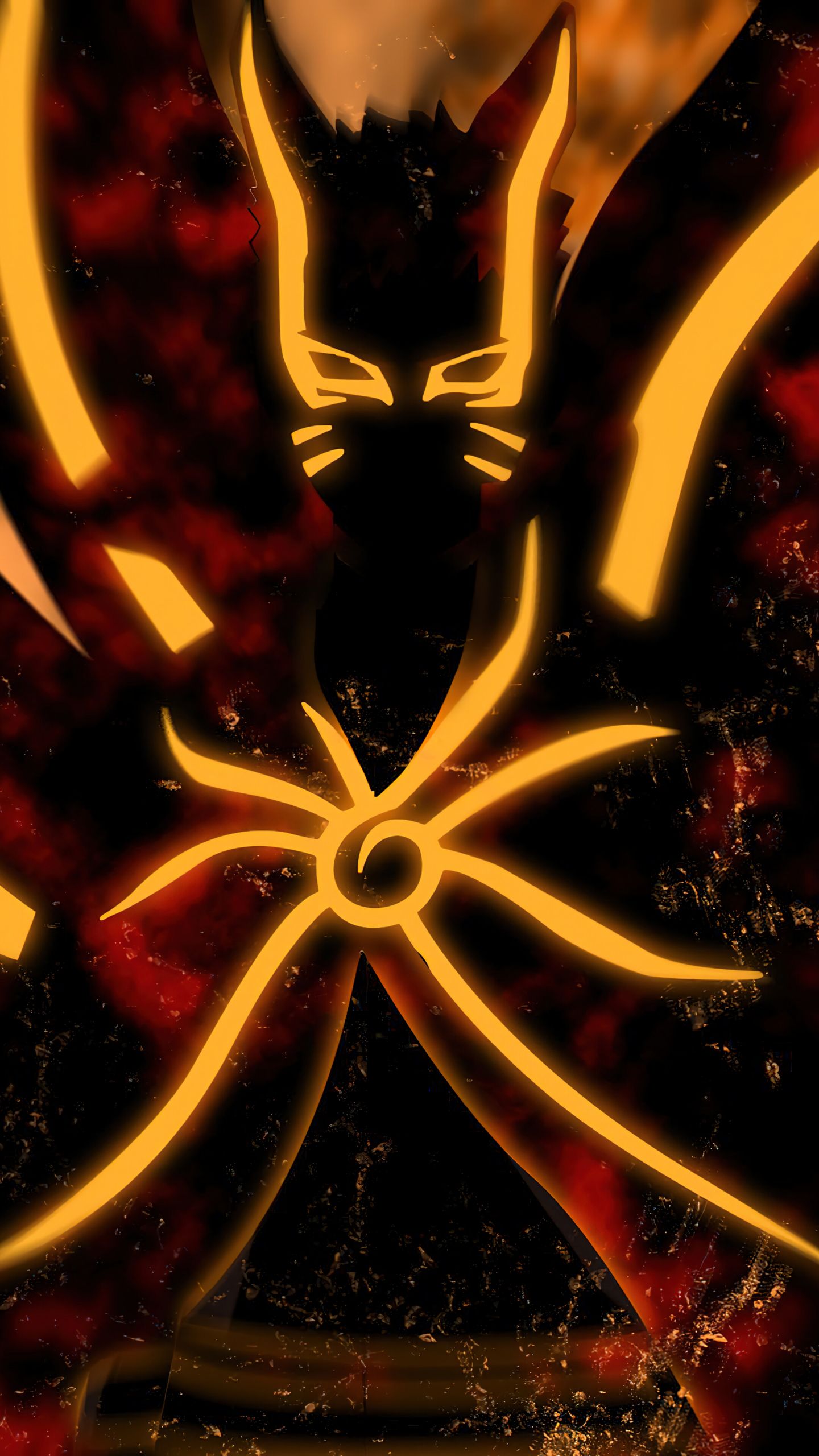 1440x2560 Naruto 4K iPhone Baryon Mode Wallpaper