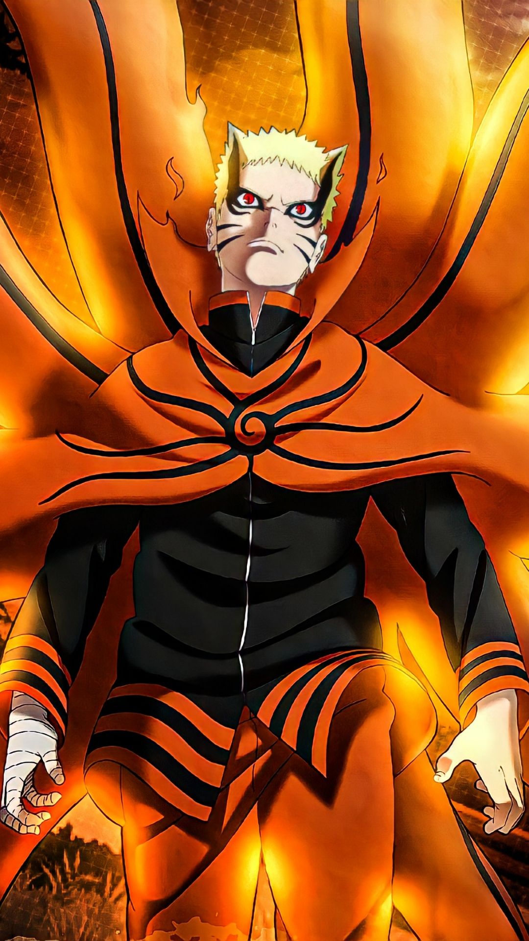 1080x1920 Naruto Baryon Mode Wallpaper 4k Naruto Baryon Mode 4k Mobile Wallpaper