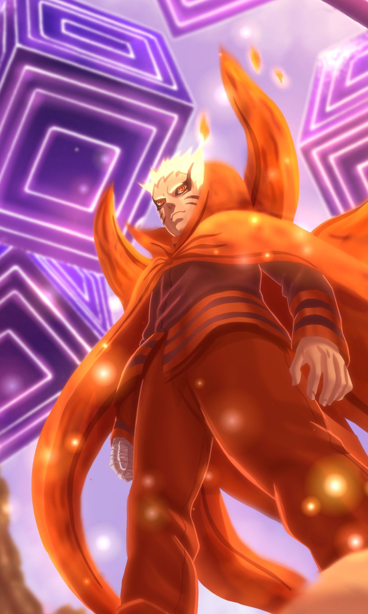 1200x2000 Baryon Mode (Naruto) Phone Wallpaper: Free 4K & HD Downloads